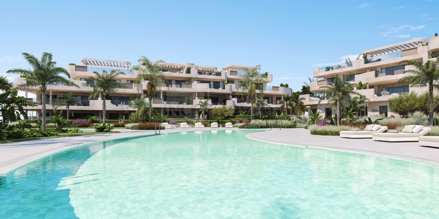 Idyllic, vida de comfort en modernos apartamentos en Estepona Golf