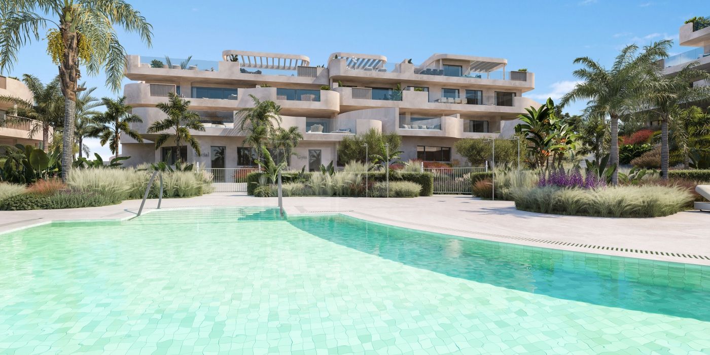 Idyllic, vida de comfort en modernos apartamentos en Estepona Golf