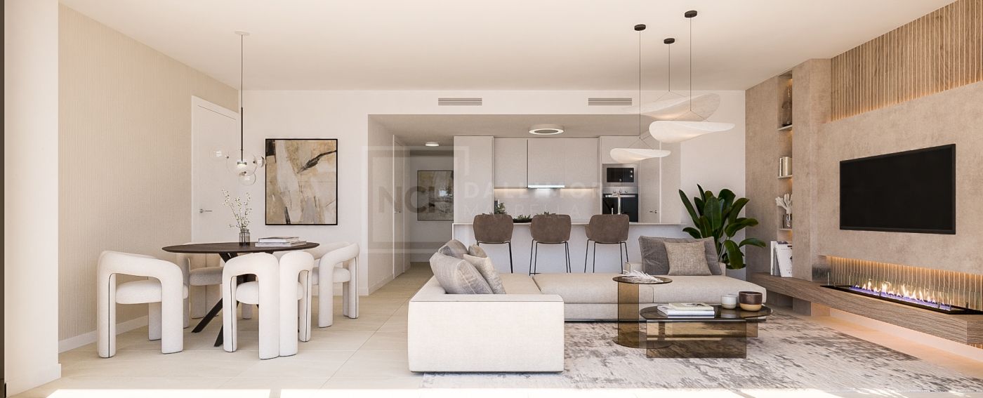 Idyllic, vida de comfort en modernos apartamentos en Estepona Golf