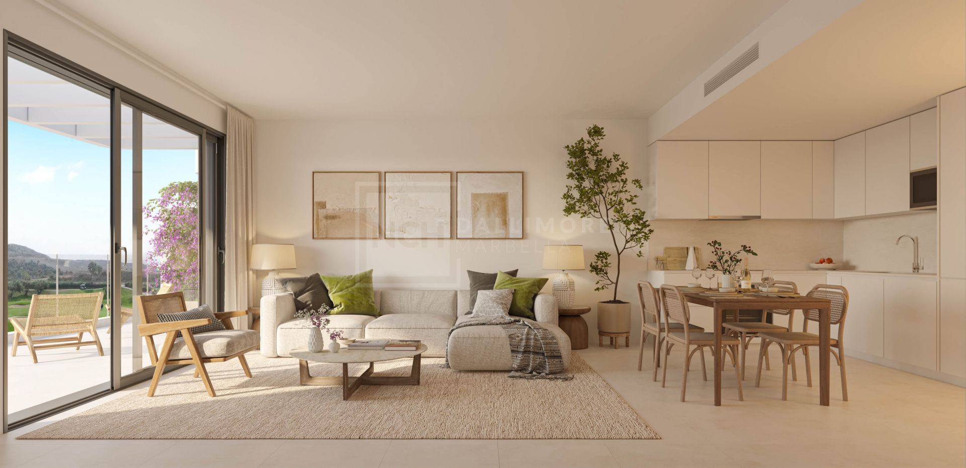 Bahía, residencias de lujo integradas en la naturaleza junto al golf en Mijas