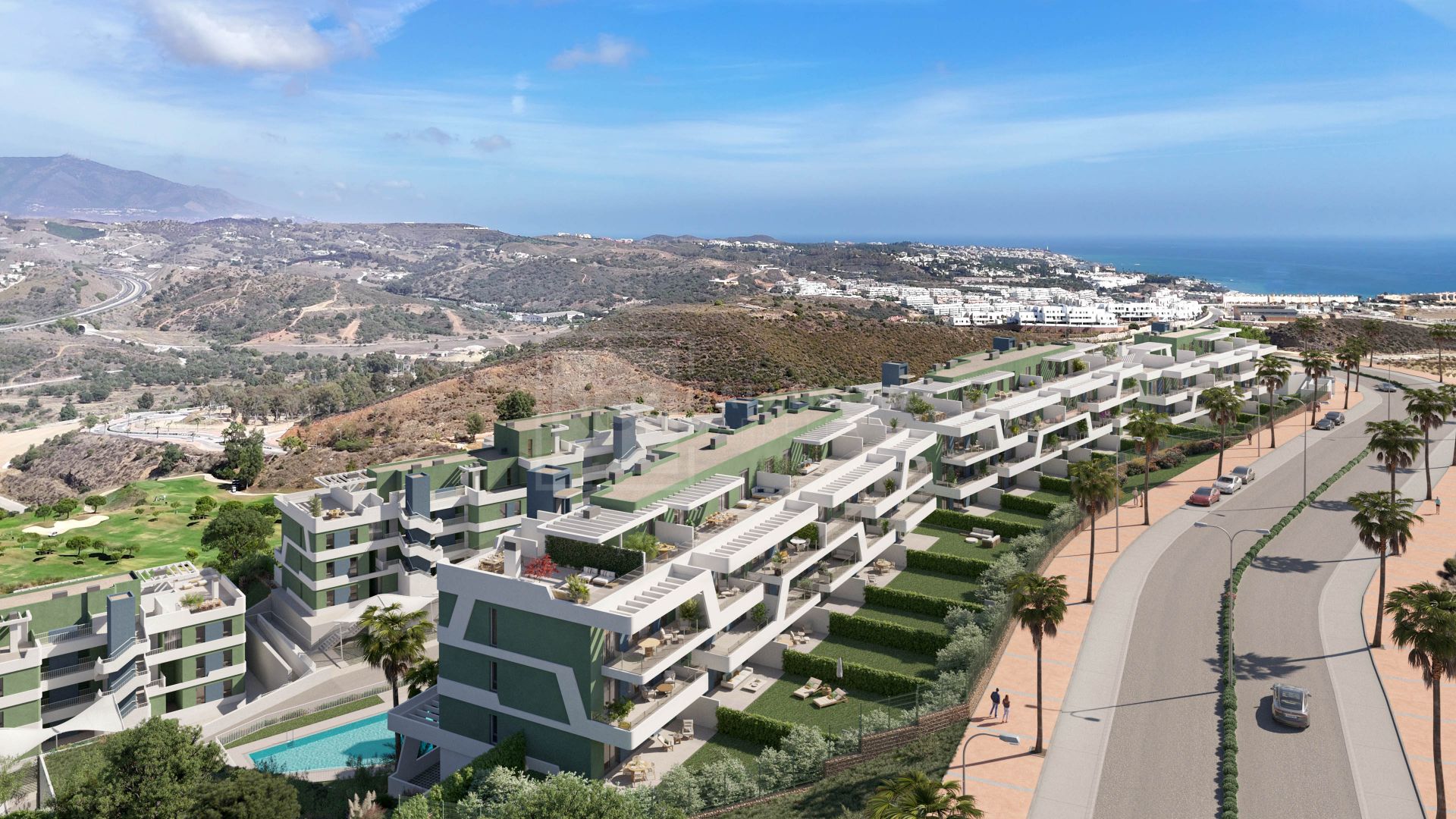 Bahía, residencias de lujo integradas en la naturaleza junto al golf en Mijas