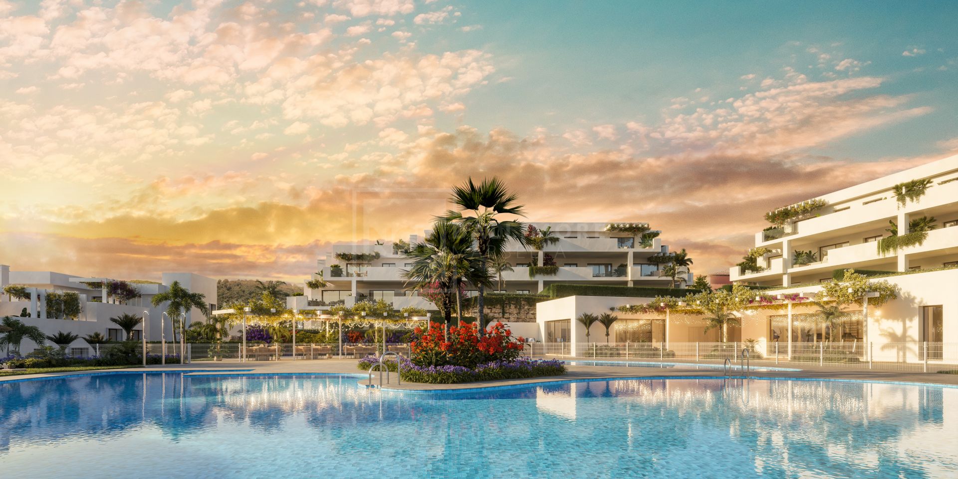 Amaranta Living Casares Golf, vida relajada y golf en exclusivos apartamentos y áticos.
