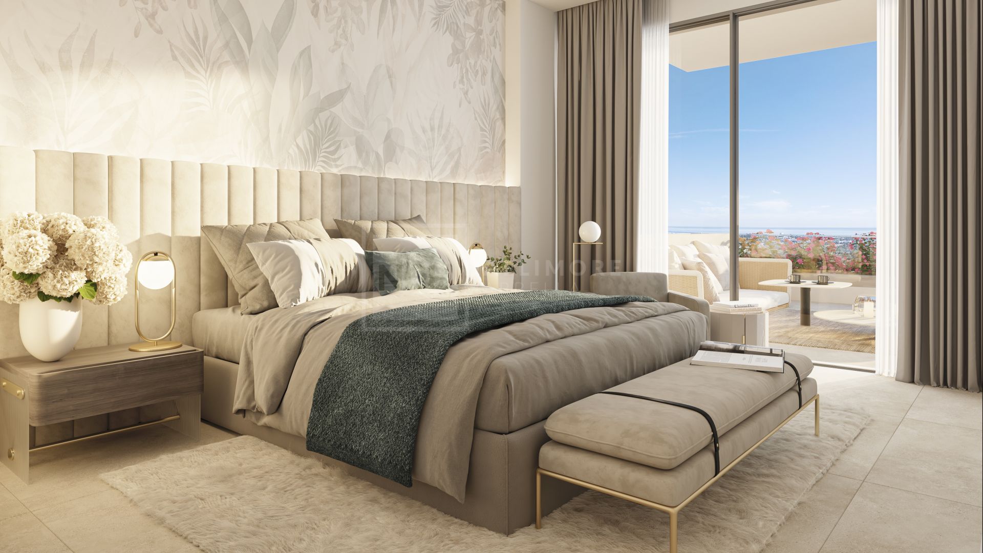 Fantastic complex of 3 and 4 bedroom apartments with panoramic sea views over the Golf Valley