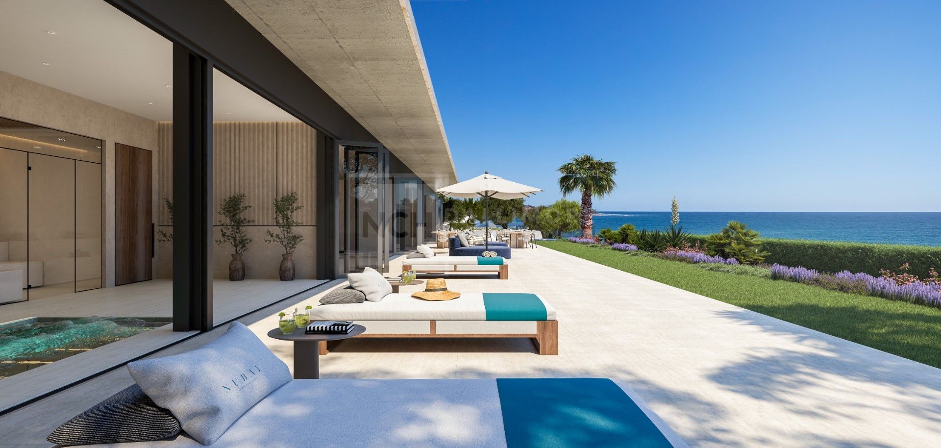 ‘Live one step from the sea’ In front of the beach we offer this fantastic project, NUBAY.