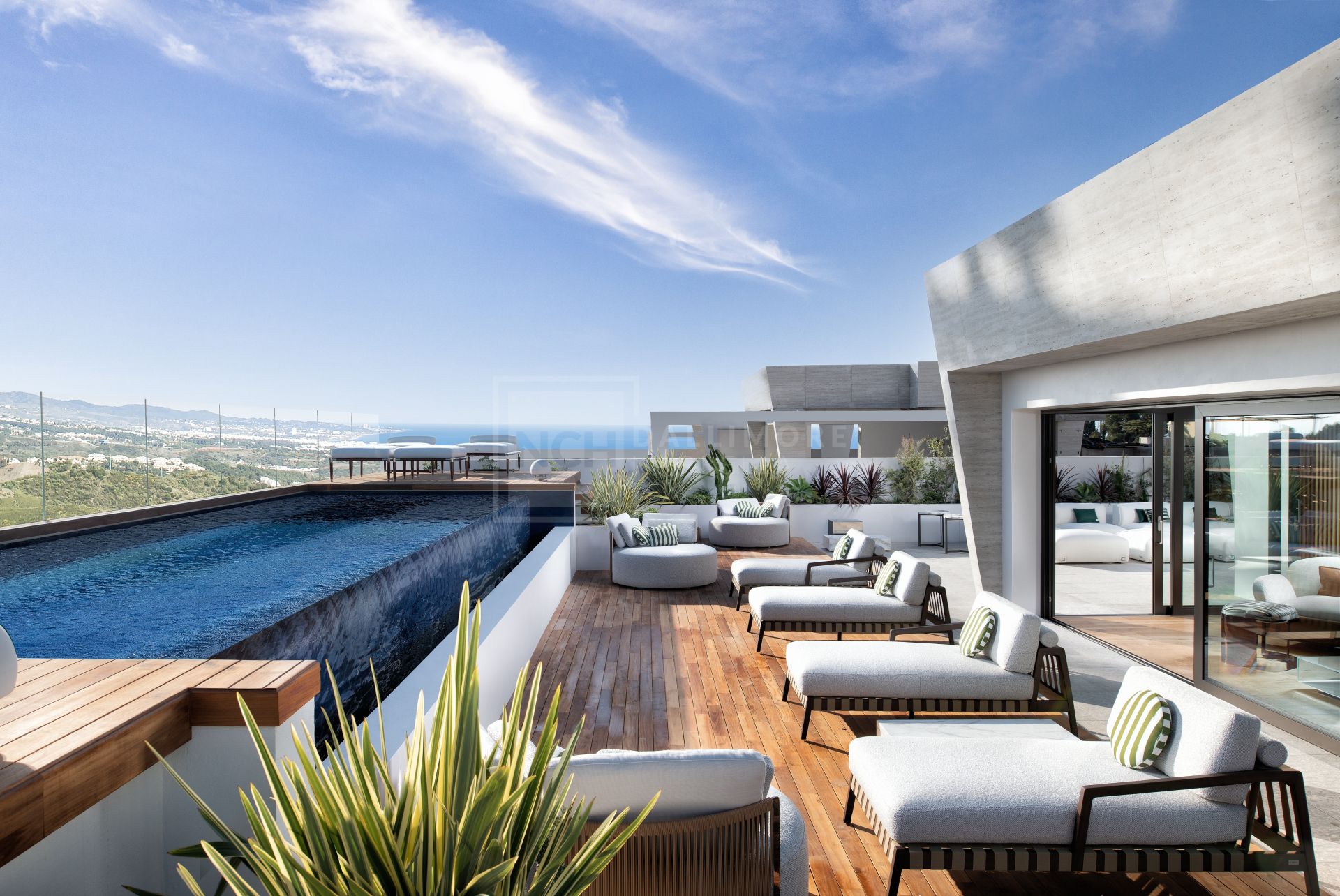 UNIQUE GRAND PENTHOUSE WITH EXCLUSIVE DESIGN IN ULTRA CONTEMPORARY COMPLEX ON MARBELLA'S GOLDEN MILE