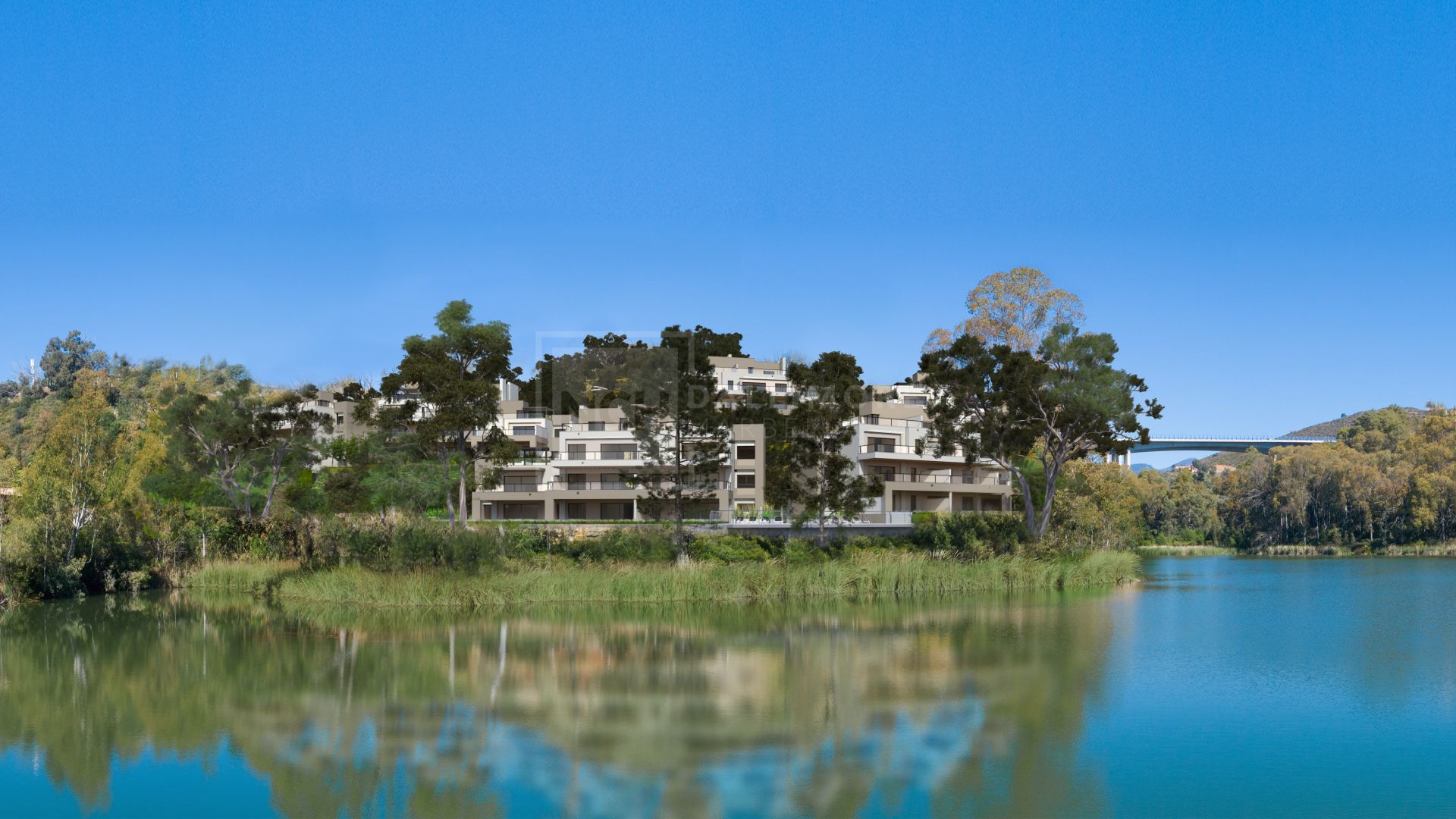 Marbella Lake, modernas residencias en el corazón del Valle del Golf en Nueva Andalucía.