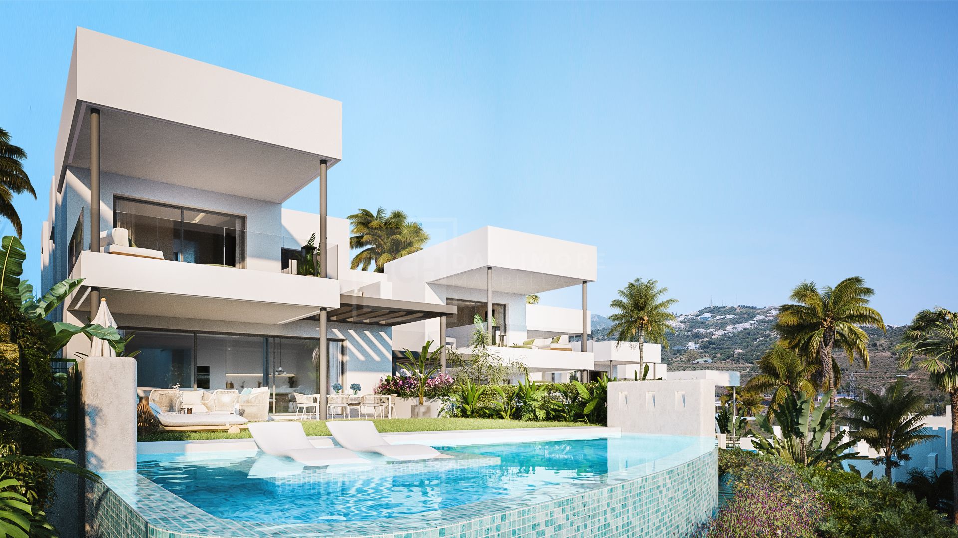 SOUL MARBELLA SUNRISE VILLAS - STYLISH CONTEMPORARY SEMI-DETACHED VILLA WITH GOLF; SEA VIEWS EAST MARBELLA