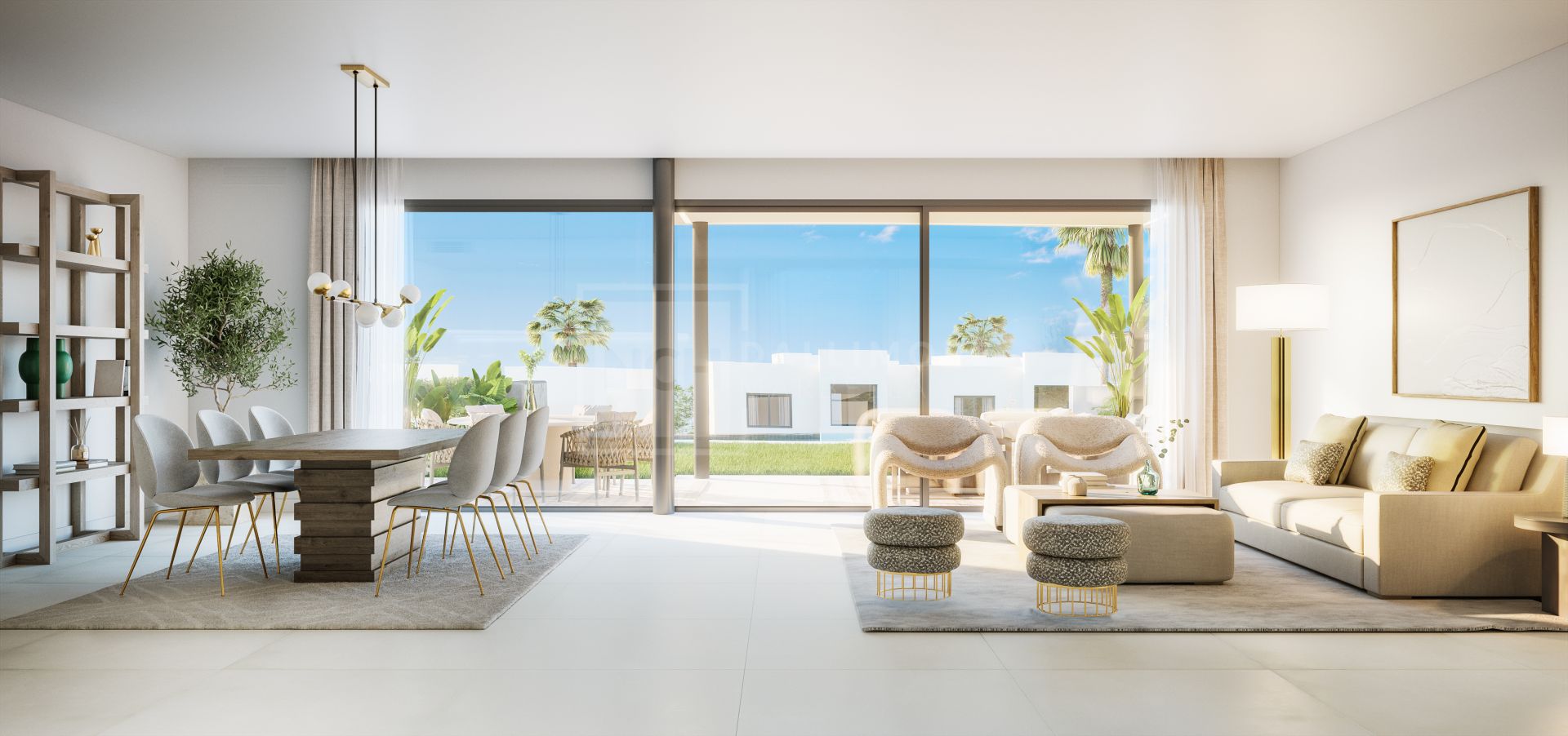 SOUL MARBELLA SUNRISE VILLAS - STYLISH CONTEMPORARY SEMI-DETACHED VILLA WITH GOLF; SEA VIEWS EAST MARBELLA