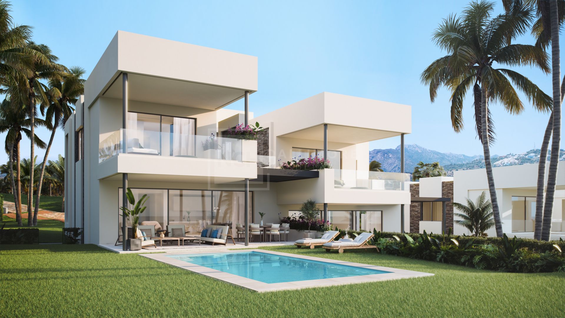 SOUL MARBELLA SUNRISE VILLAS - STYLISH CONTEMPORARY SEMI-DETACHED VILLA WITH GOLF; SEA VIEWS EAST MARBELLA