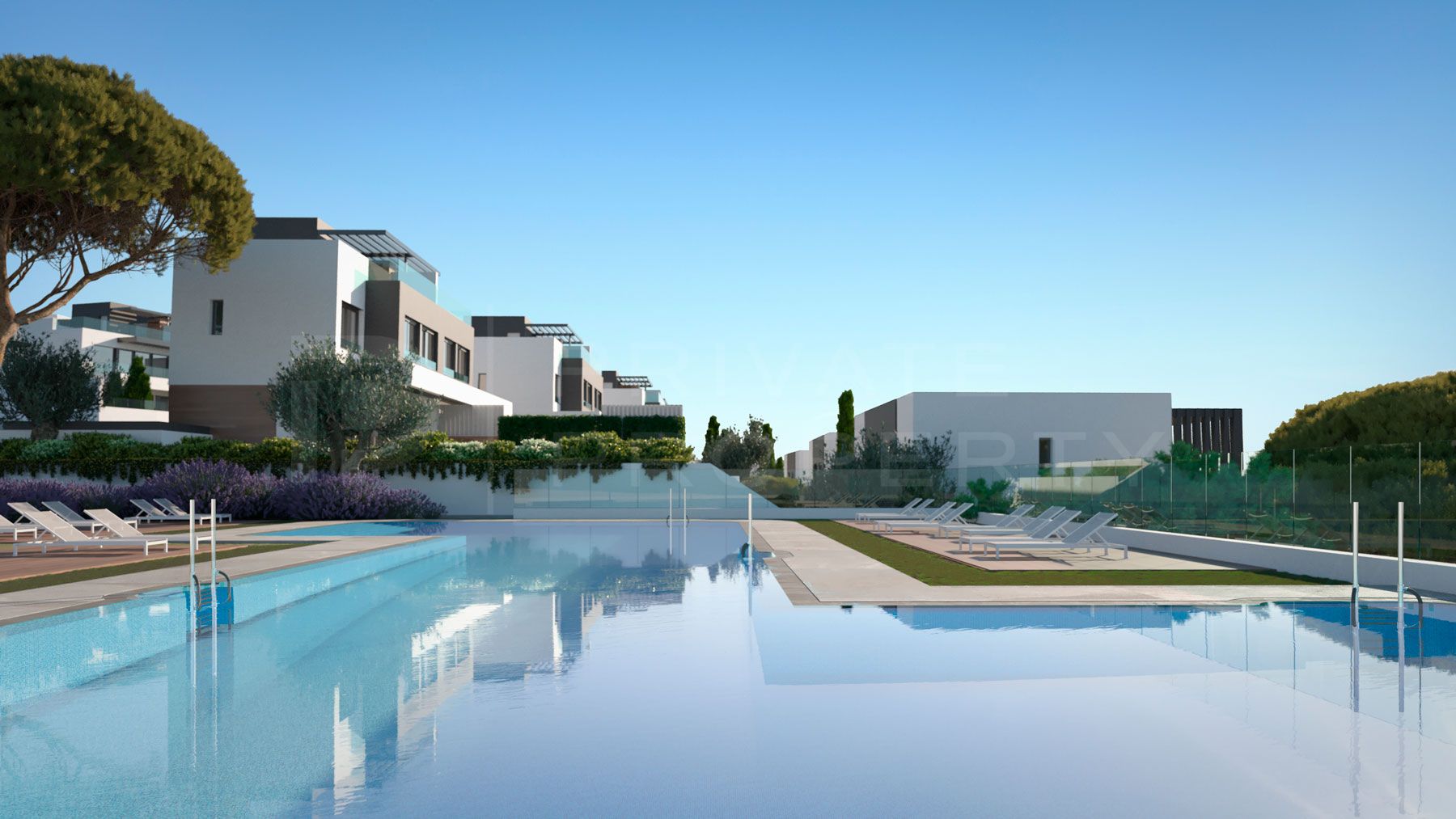 50 First Line Golf semi-detached villas. Located next to the Atalaya Golf Country Club