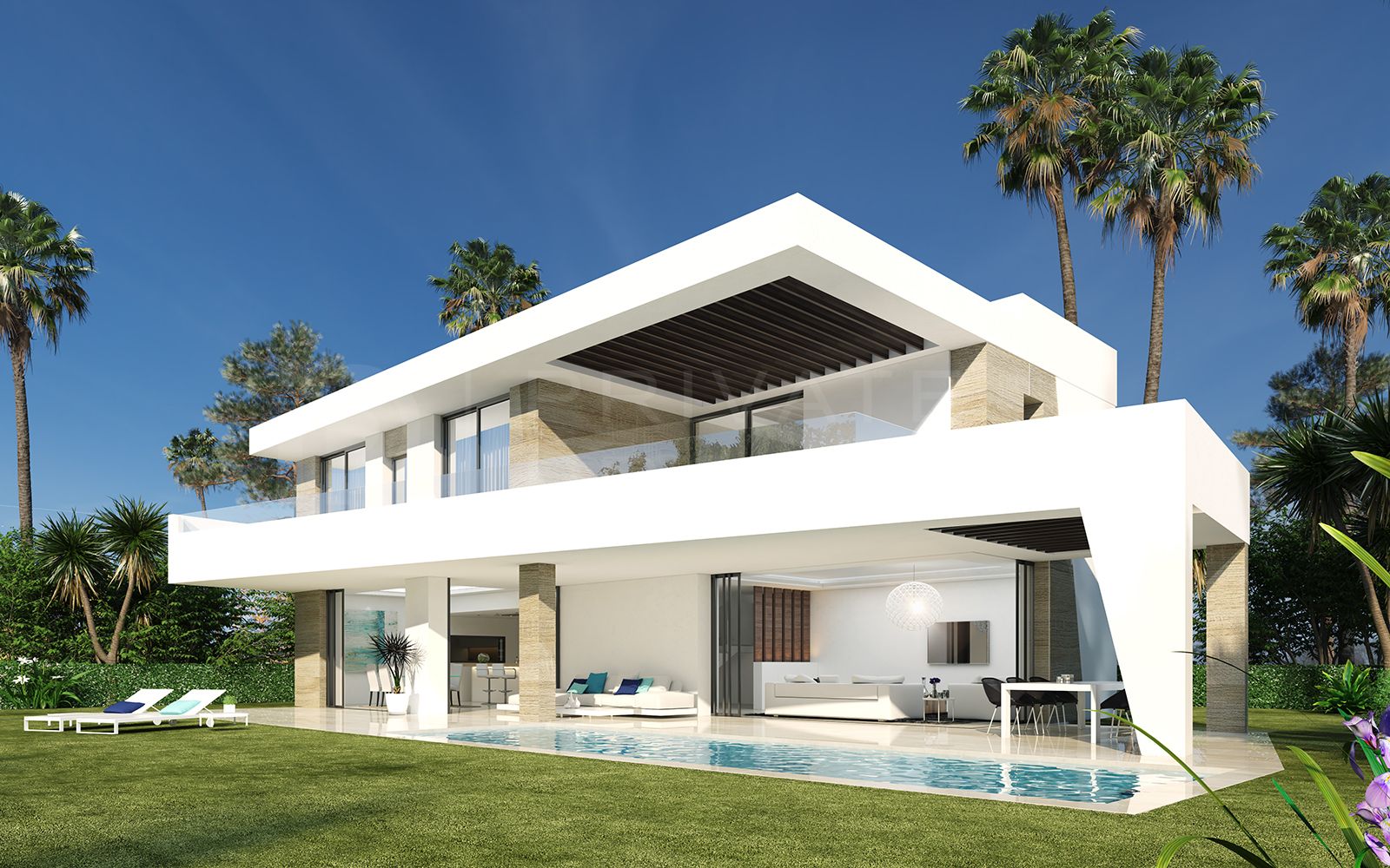 Stunning modern boutique development of detached villas on the New Golden Mile, Estepona