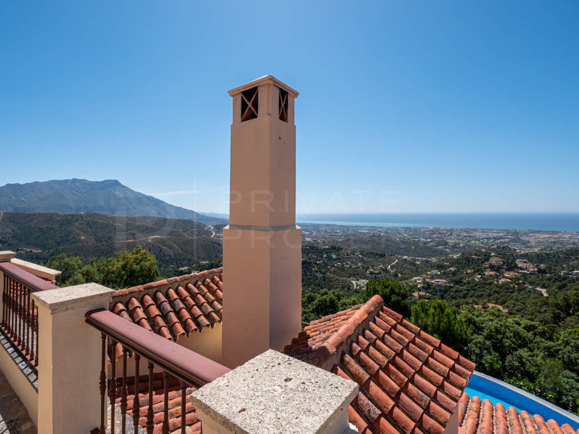 Panoramic views in La Zagaleta
