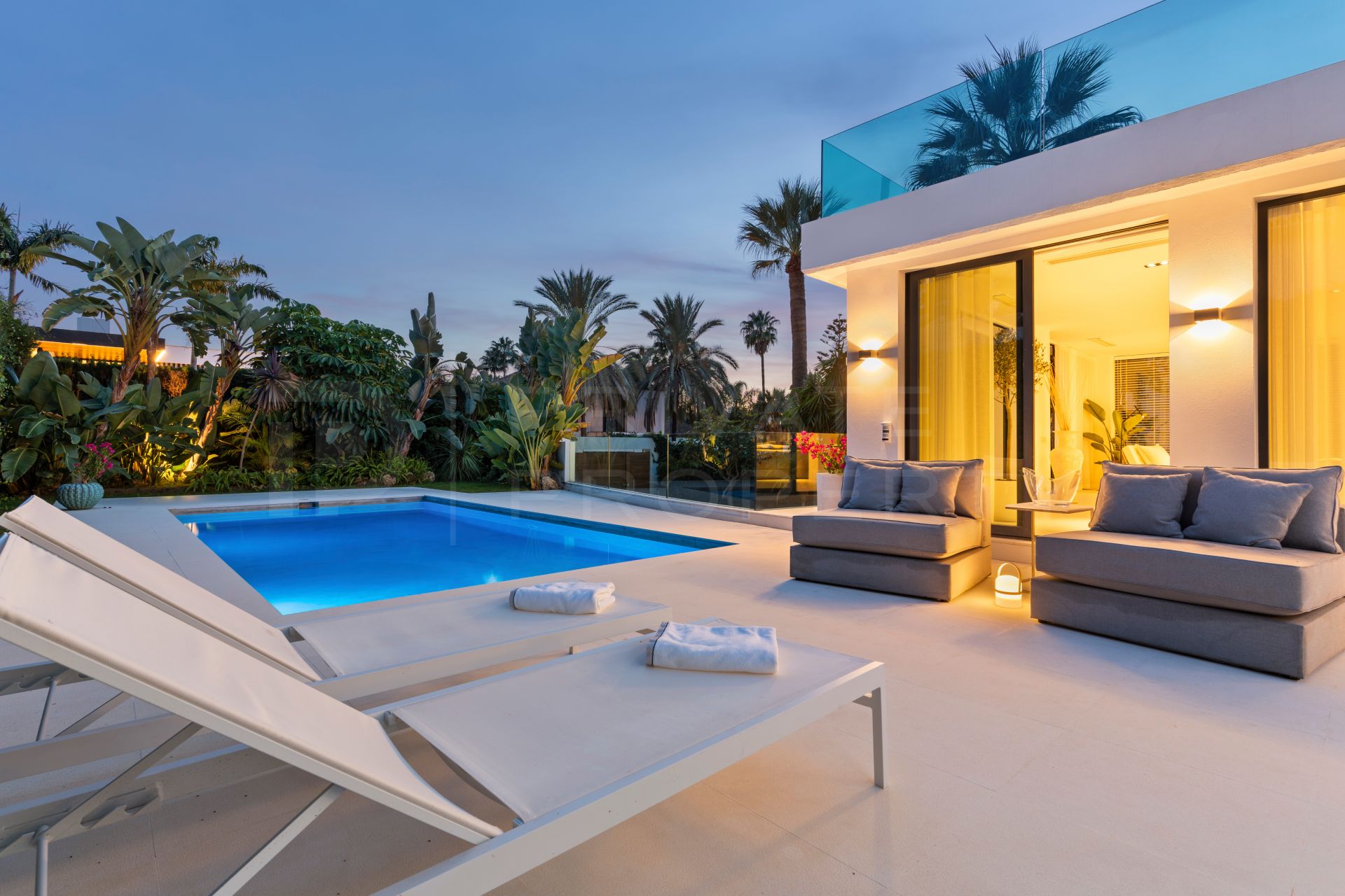 Modern Ibiza-style villa in Las Brisas