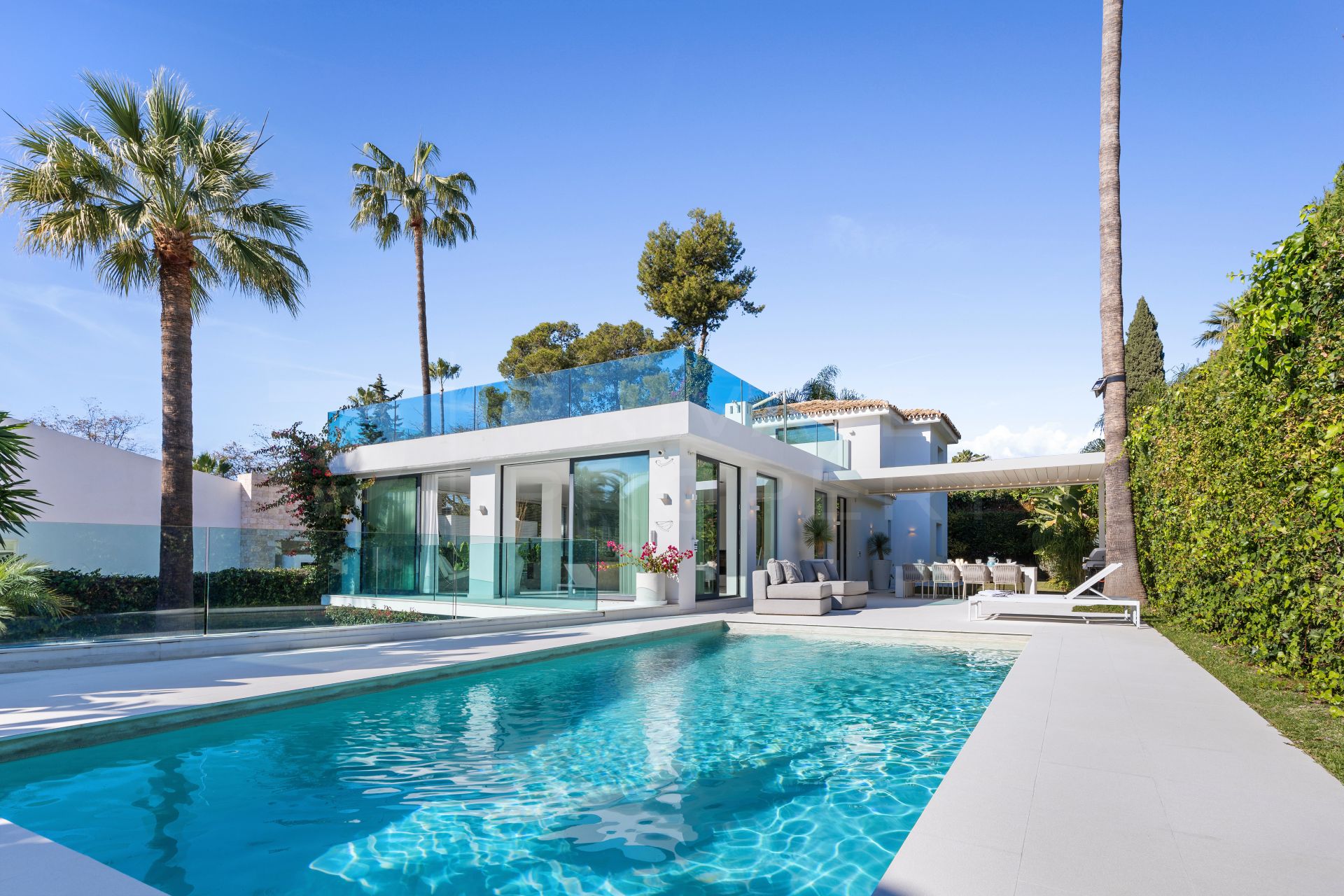 Modern Ibiza-style villa in Las Brisas