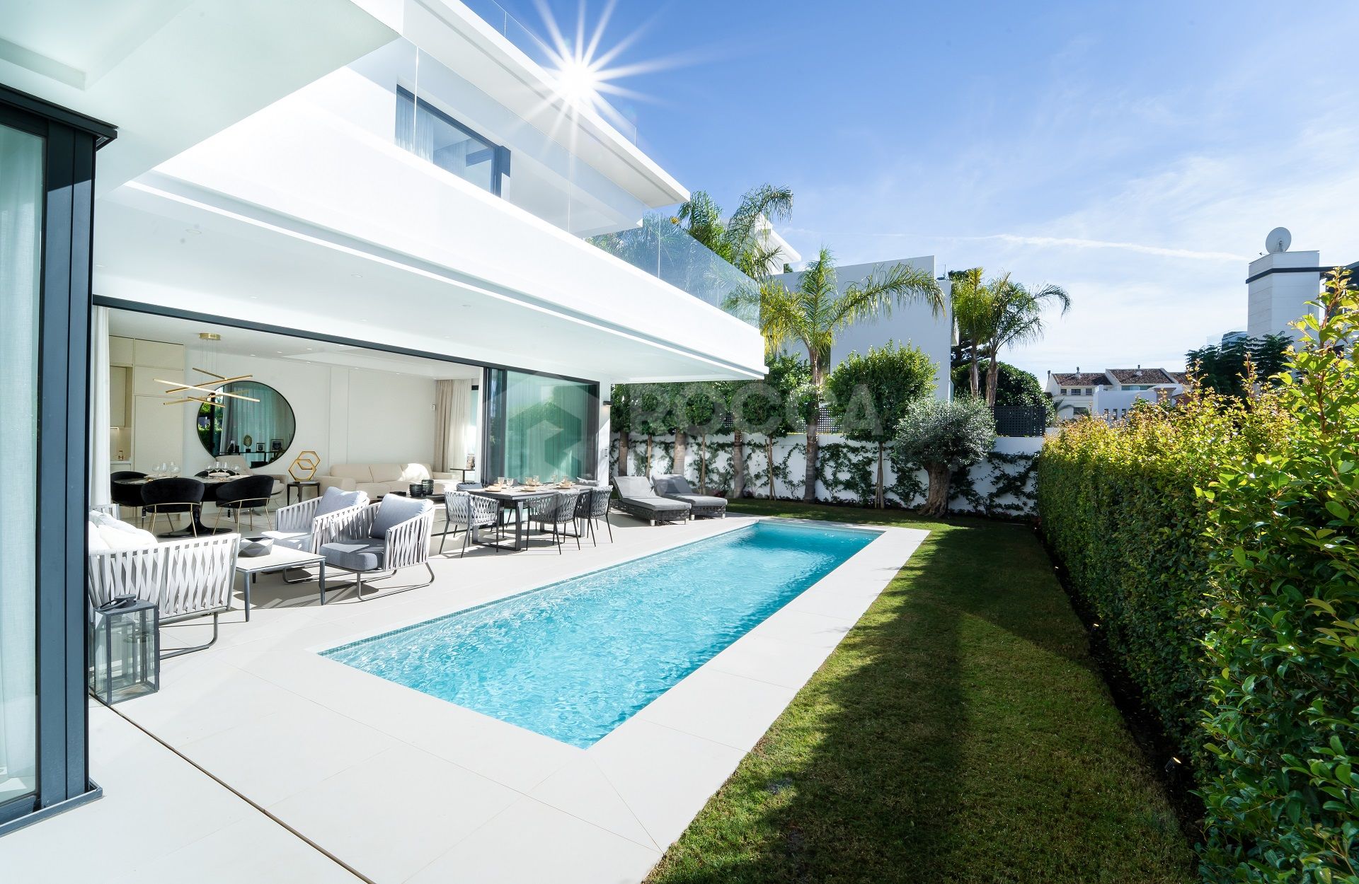 Modern Villa located in Rio Verde, Golden Mile, 100 m from the beach