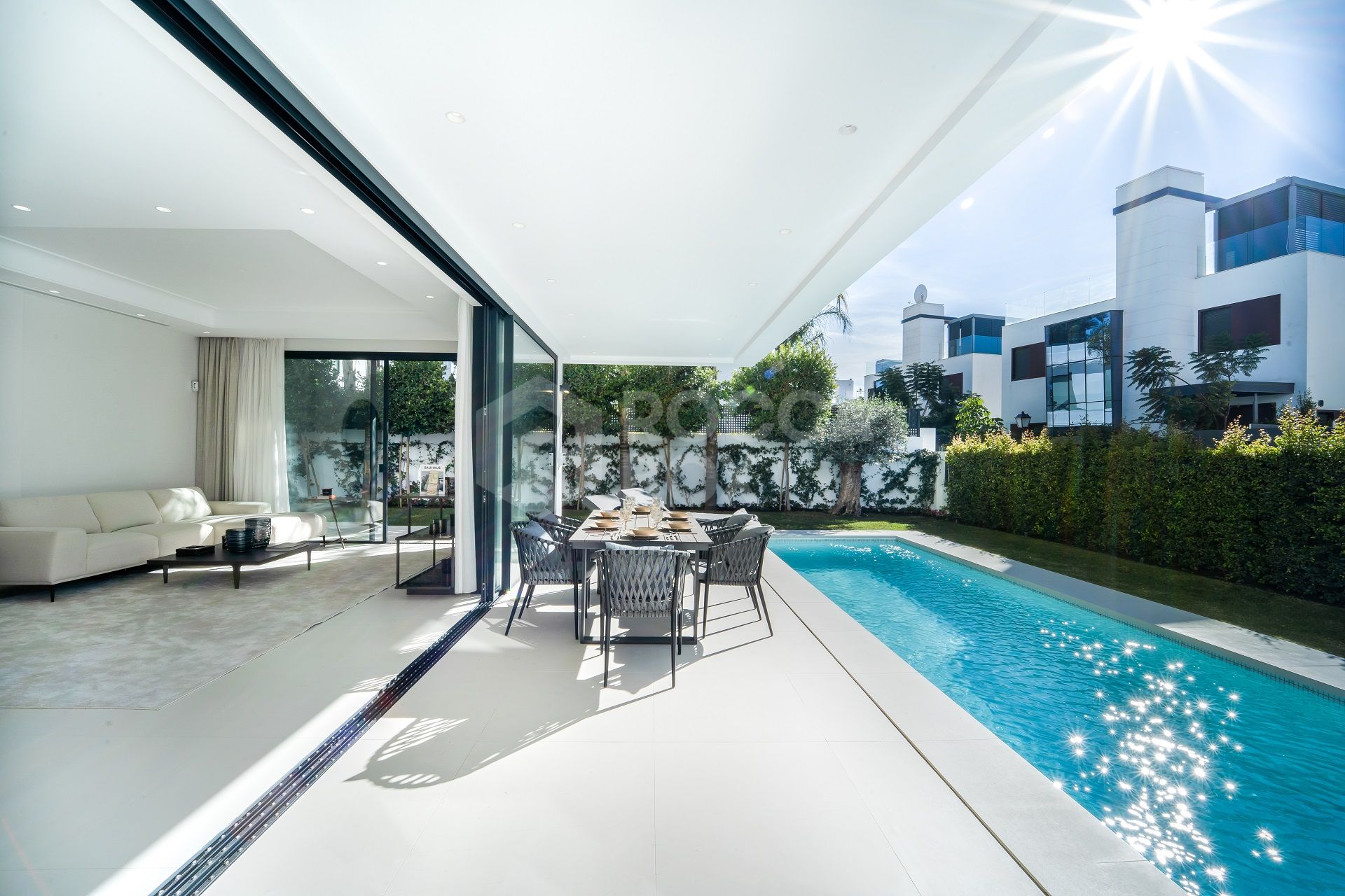 Modern Villa located in Rio Verde, Golden Mile, 100 m from the beach