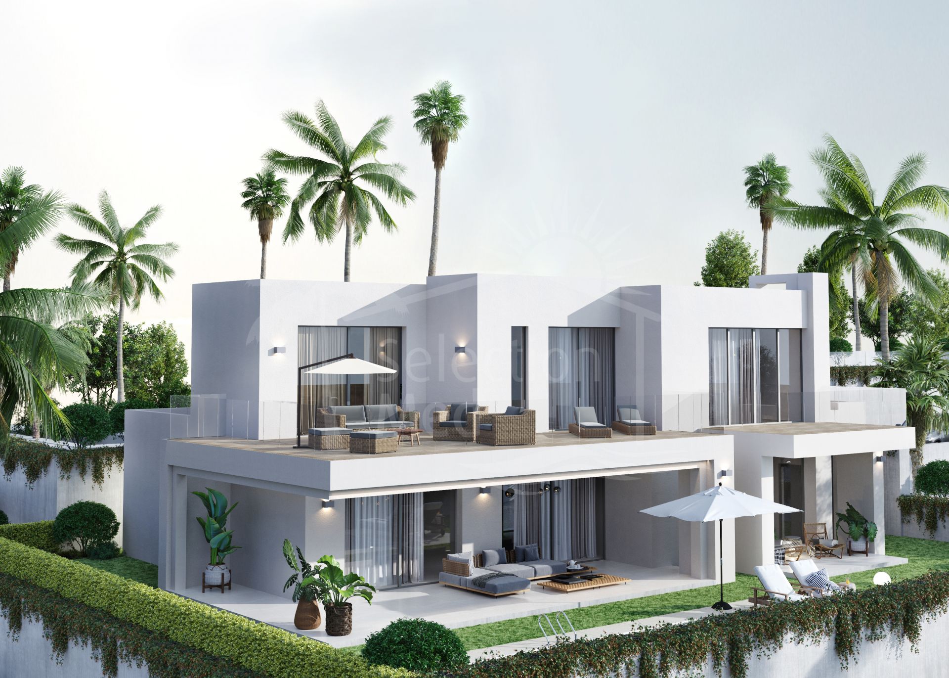 Unique development of exclusive four-bedroom villas boasting spectacular views