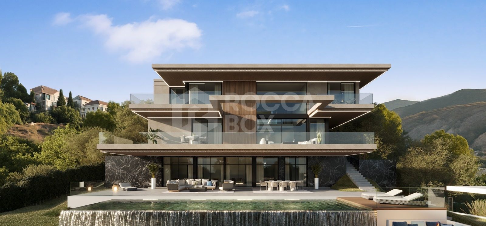 Stunning plot with sea views, project and building license, in El Herrojo, La Quinta, Benahavís