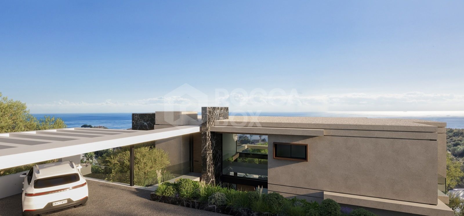 Stunning plot with sea views, project and building license, in El Herrojo, La Quinta, Benahavís