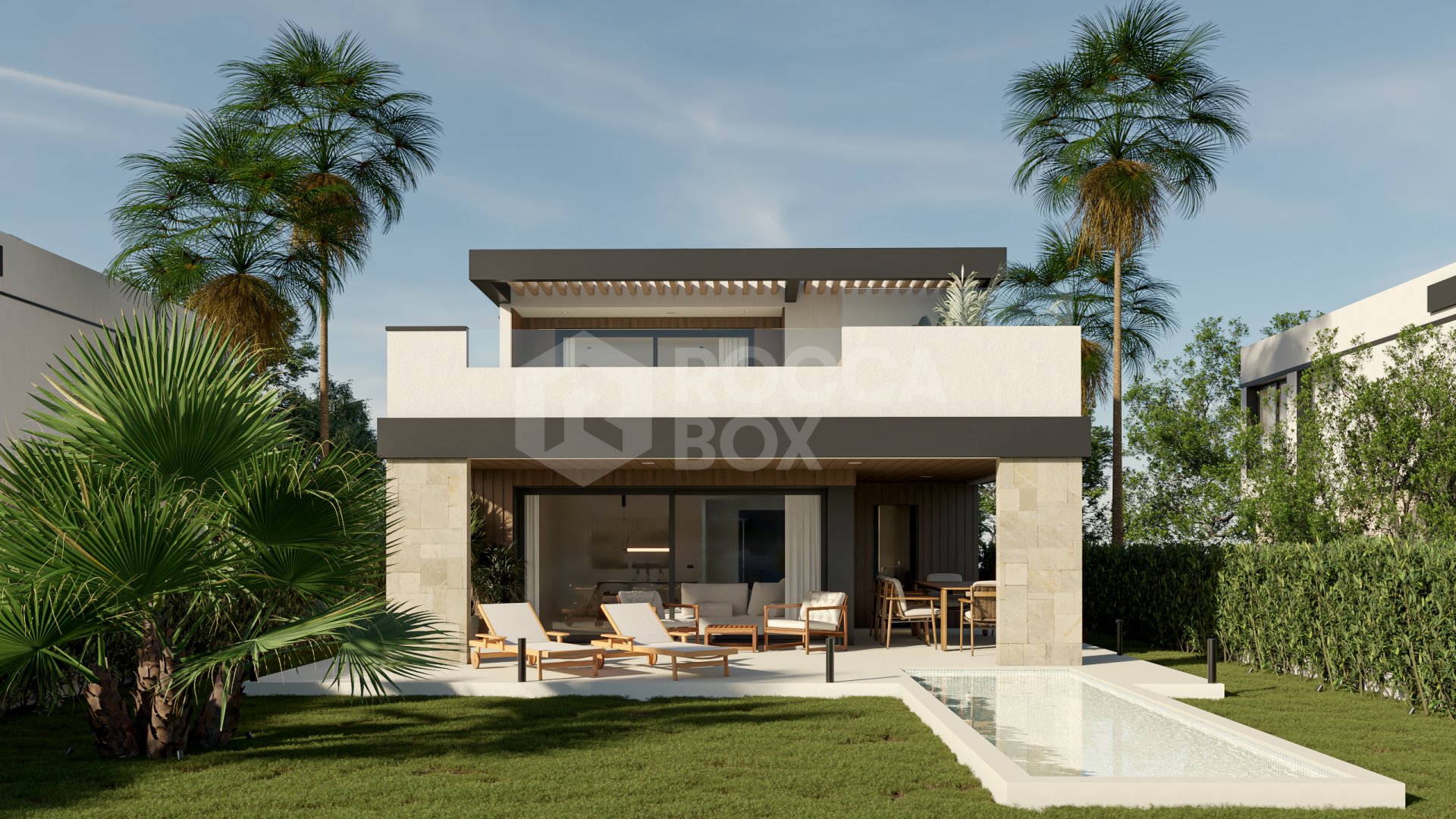 Modern off-plan villa next to El Campanario golf course, on the New Golden Mile