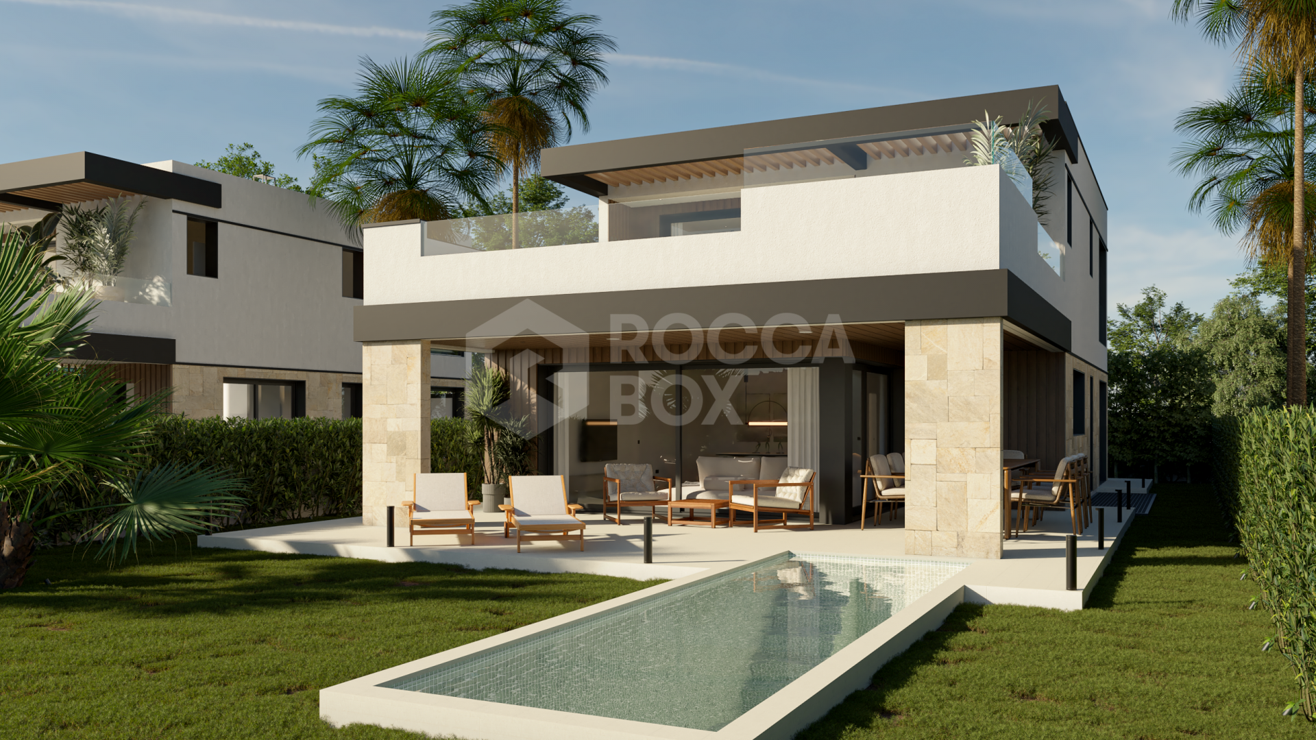 Modern off-plan villa next to El Campanario golf course, on the New Golden Mile
