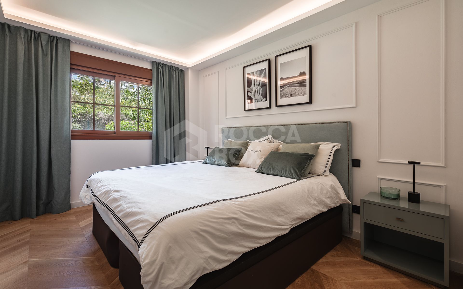 Fully renovated garden apartment in Gazules del Sol, a gated complex close to amenities in Benahavís