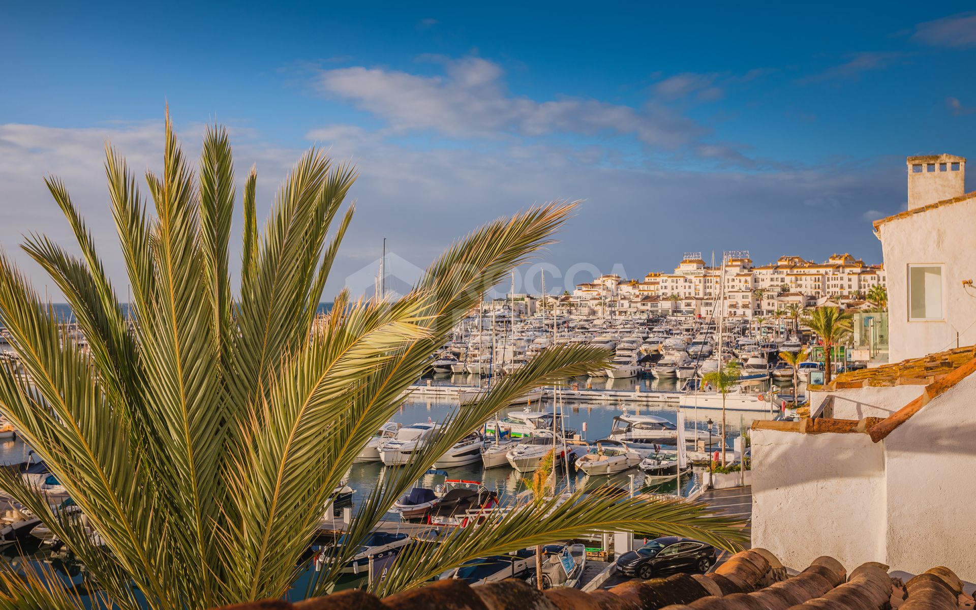 Bright and spacious fully renovated frontline duplex penthouse with panoramic views over the marina