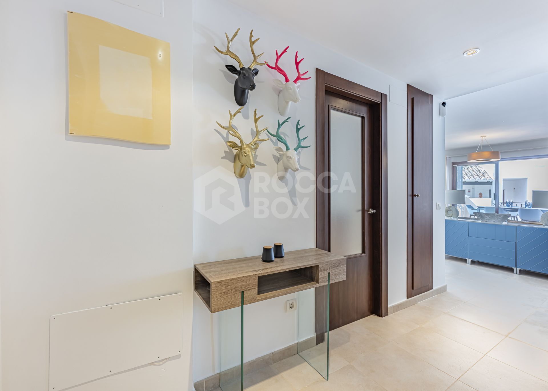 Mediterranean style south-facing triplex located in a gated community in Altos de Los Monteros, East Marbella