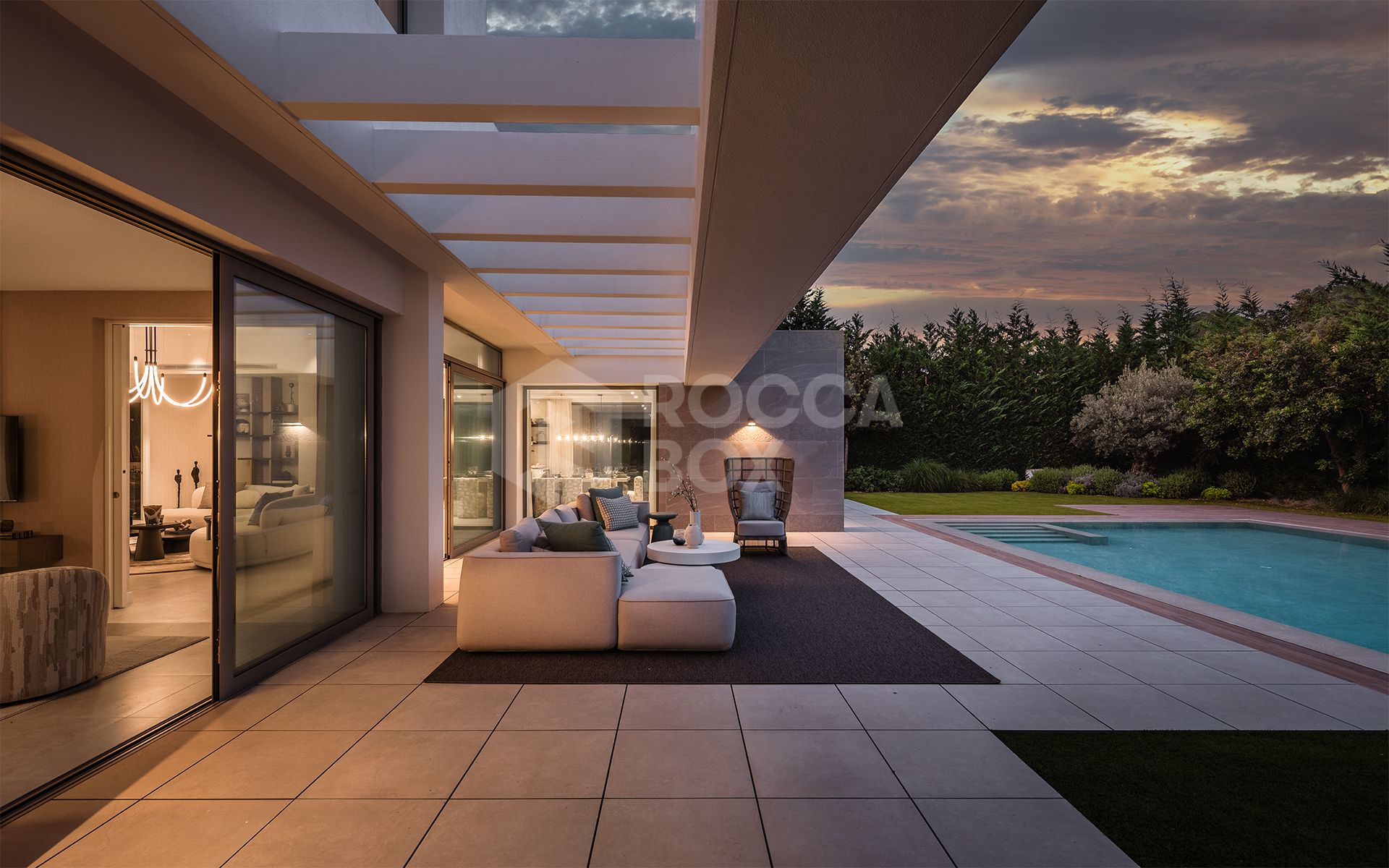 Elegant Contemporary Villa with 5 En-Suite Bedrooms in El Paraíso, New Golden Mile, Marbella