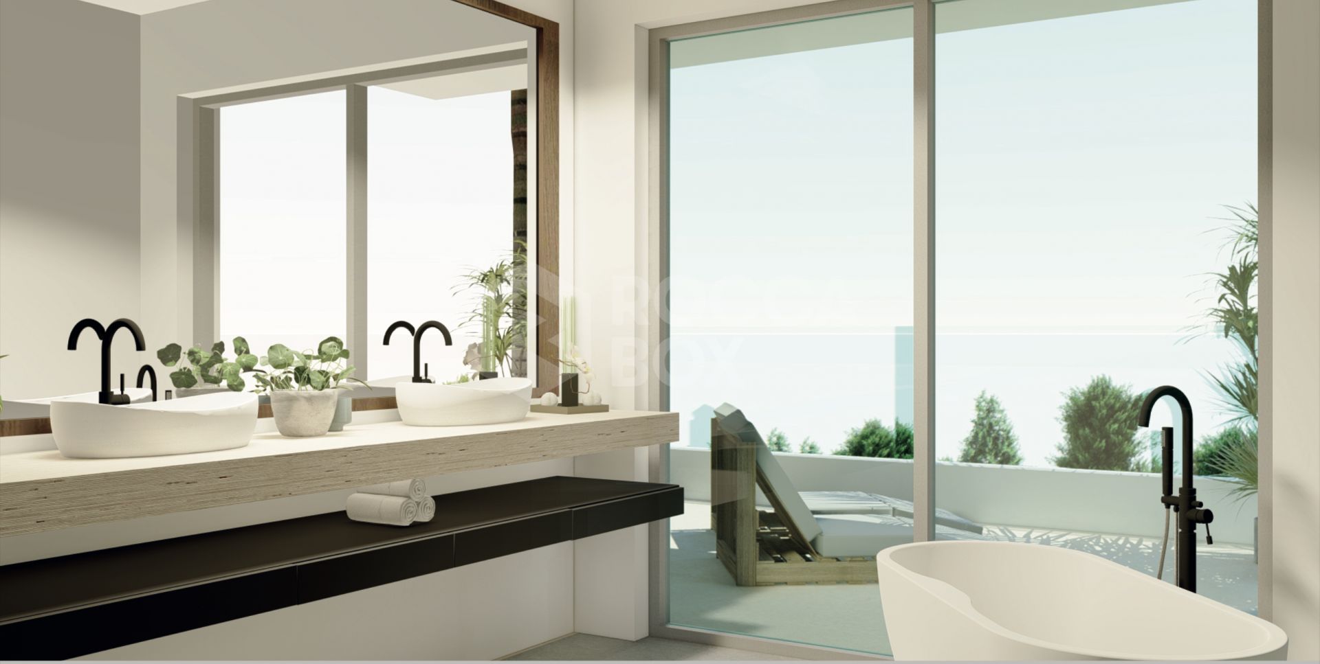 Newly built quality villa on the beach side of San Pedro de Alcántara