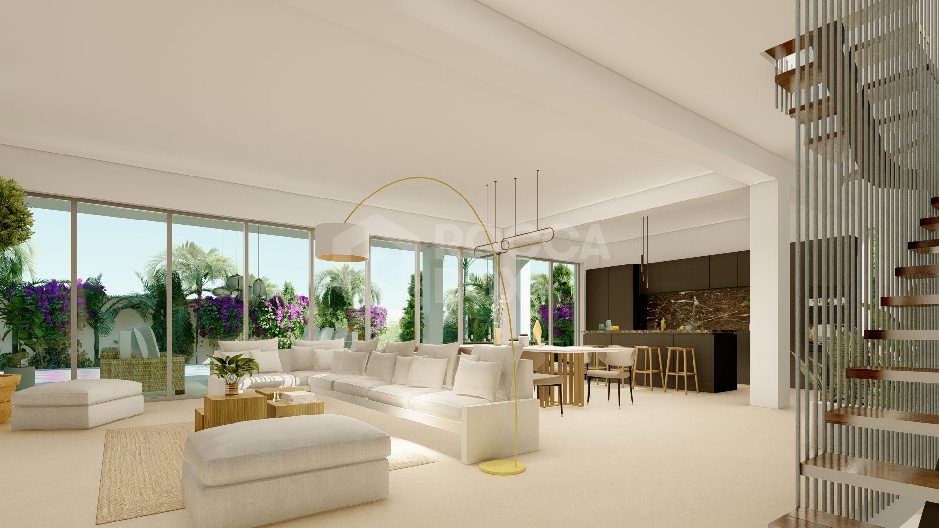 Newly built quality villa on the beach side of San Pedro de Alcántara