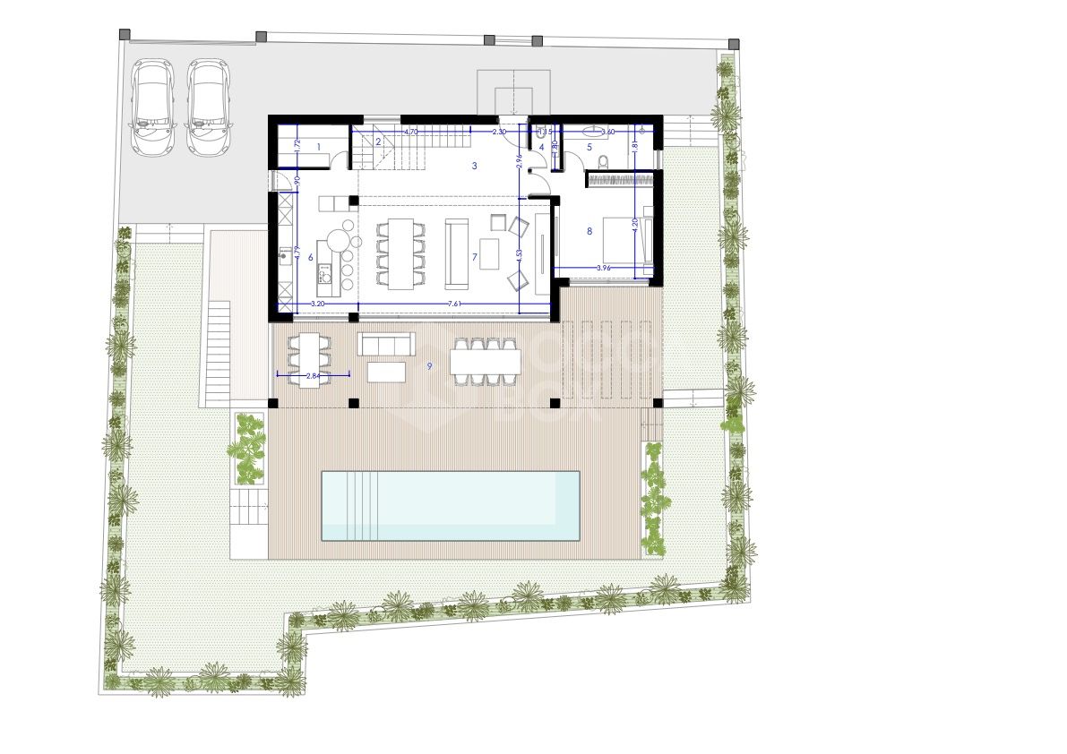 Newly built quality villa on the beach side of San Pedro de Alcántara