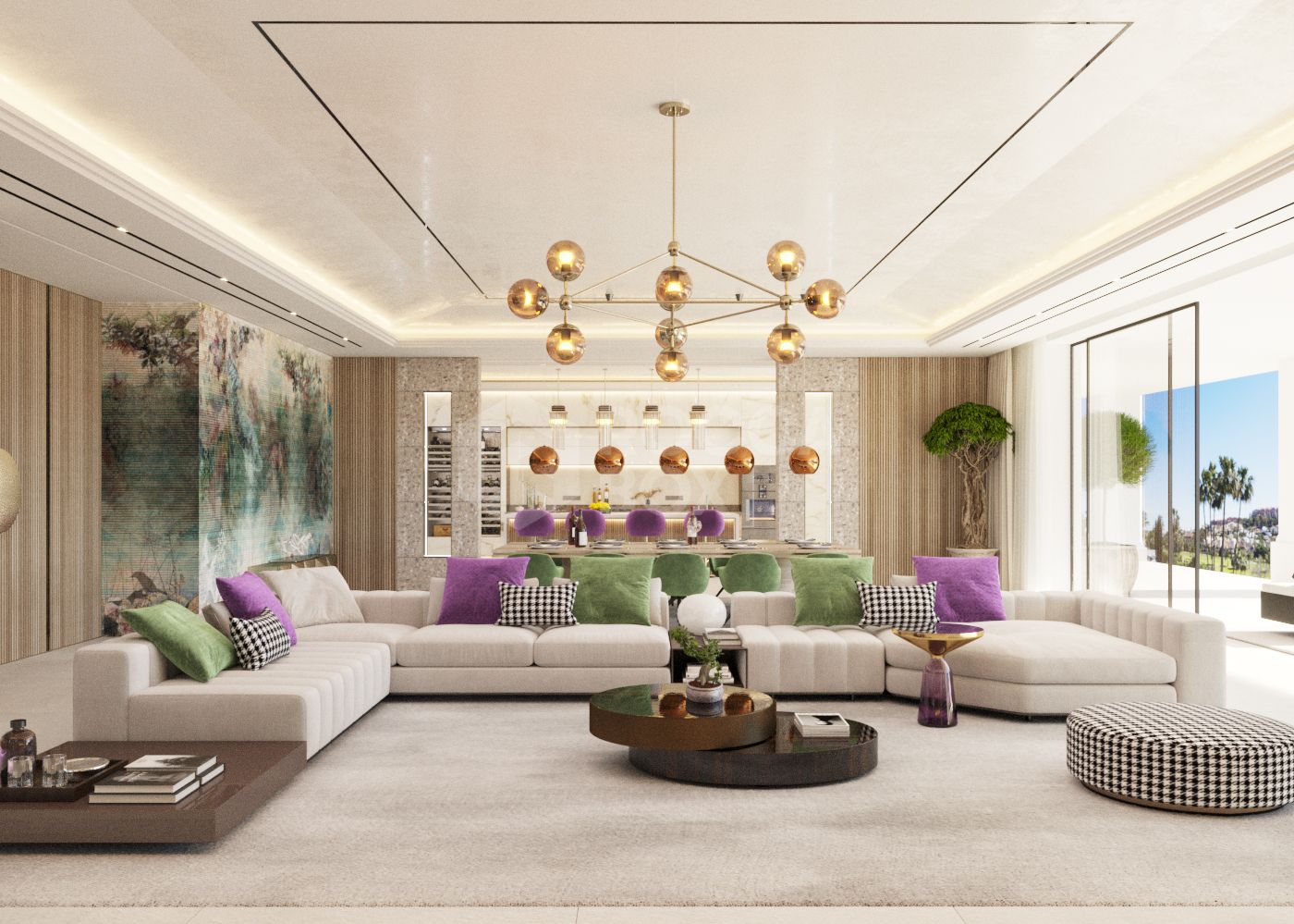New project, 5 bedroom frontline golf villa in La Alqueria Golf