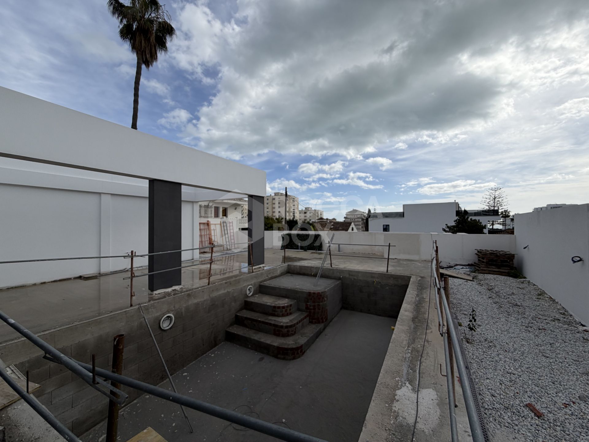 Luxury villa with pool, lift and interior design project close to Benalmádena Marina