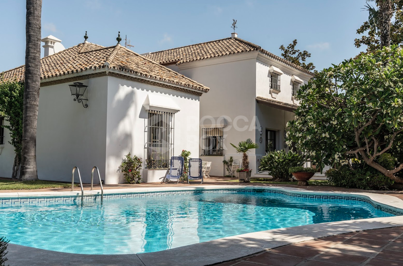 Colonial style villa in the area of San Pedro beach.