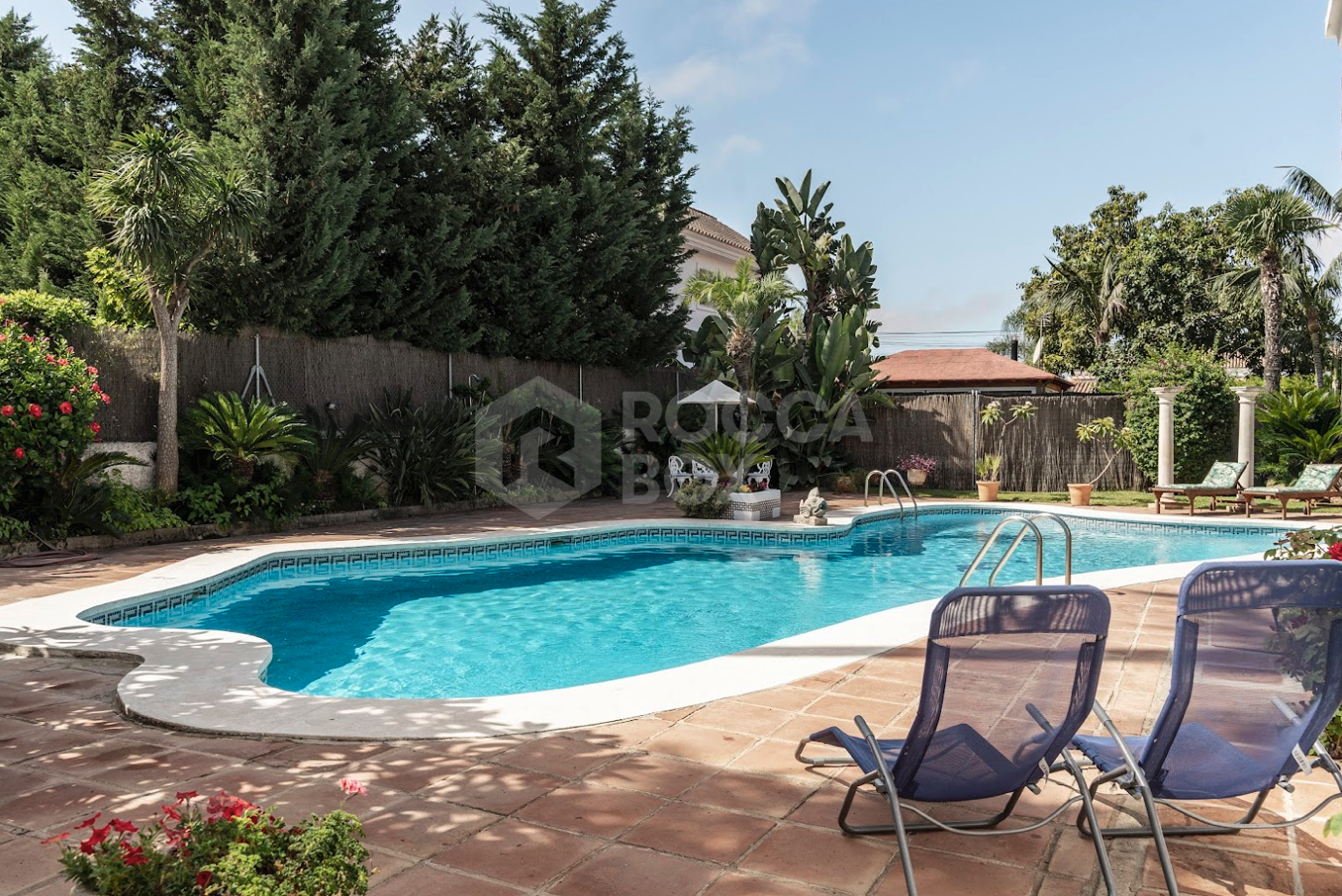 Colonial style villa in the area of San Pedro beach.