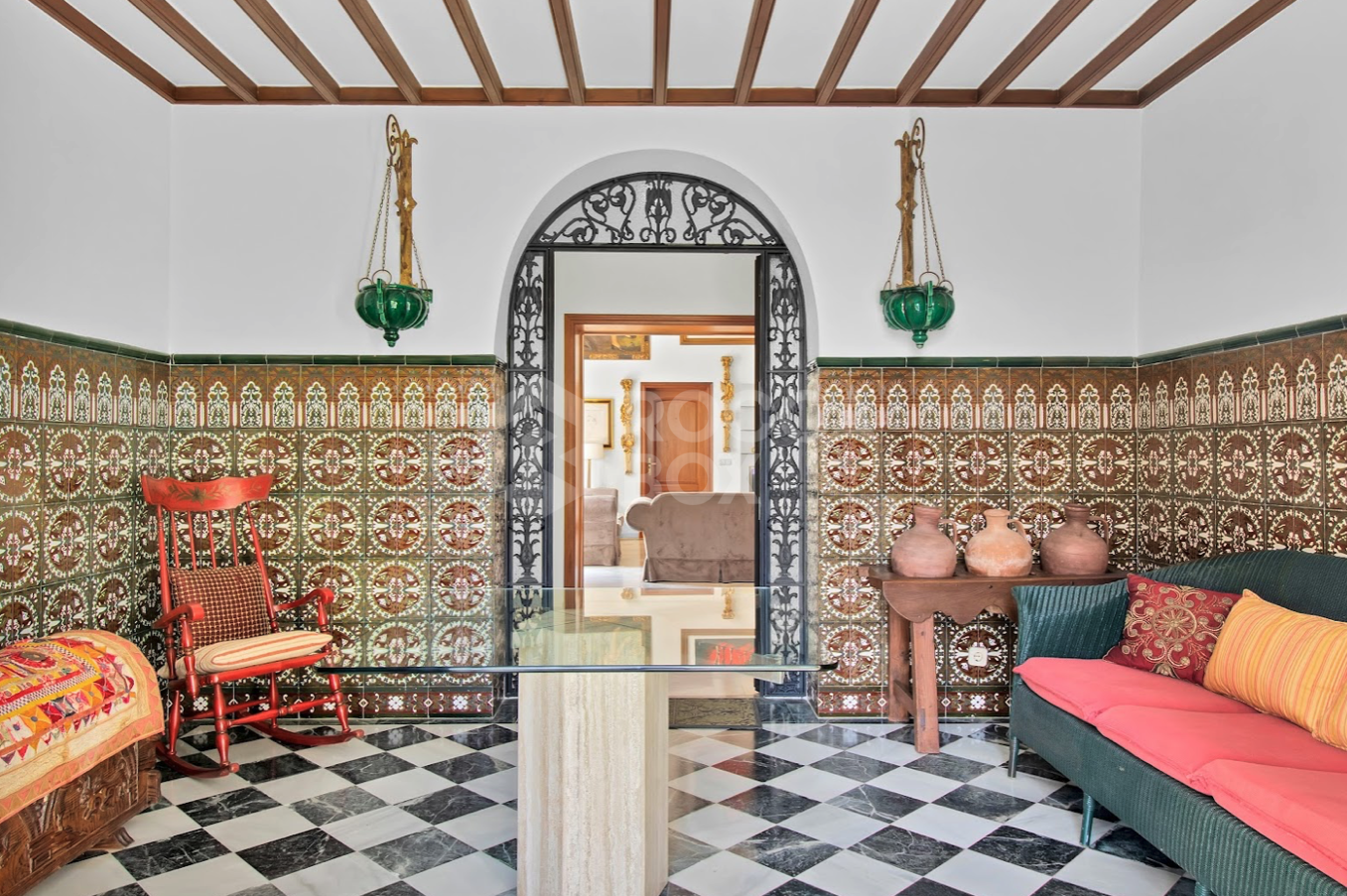 Colonial style villa in the area of San Pedro beach.