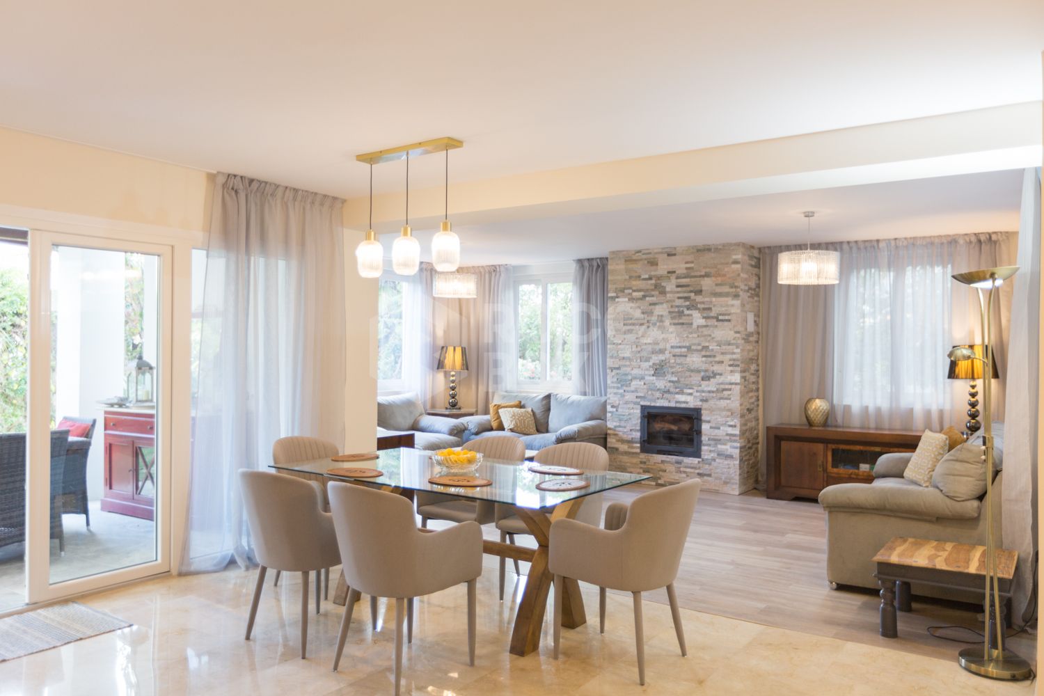 A pine and sea retreat in Las Chapas, Marbella