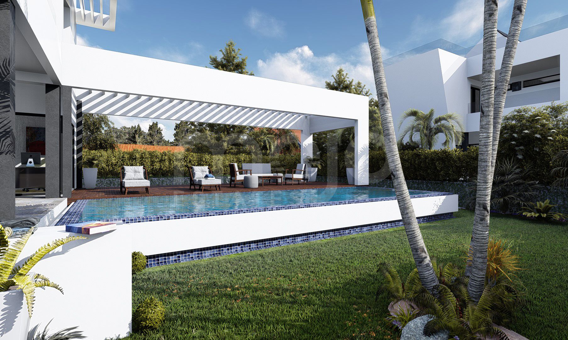 Lujosa villa a estrenar a tan solo 300 metros de la playa en Puerto Marina, Benalmádena