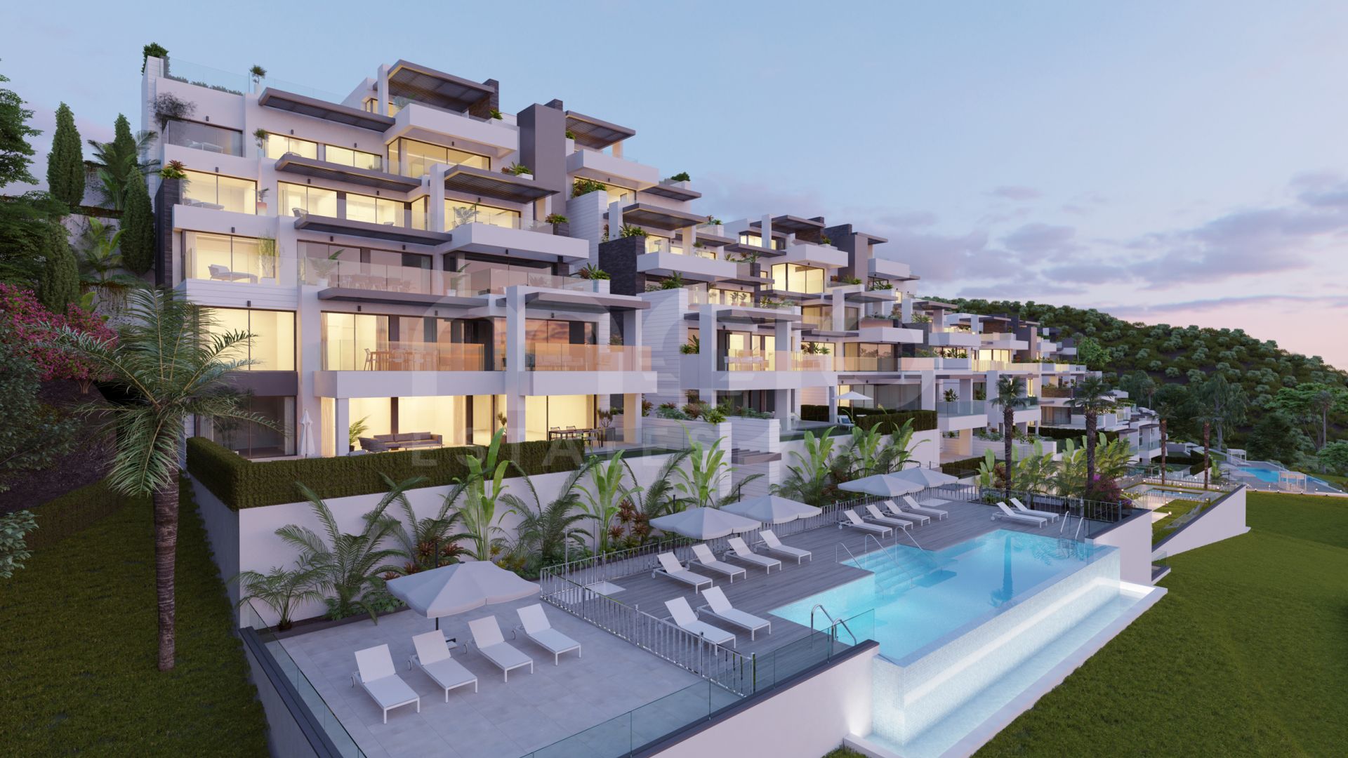 Fastighetsprojekt i Las Colinas de Marbella, Benahavis