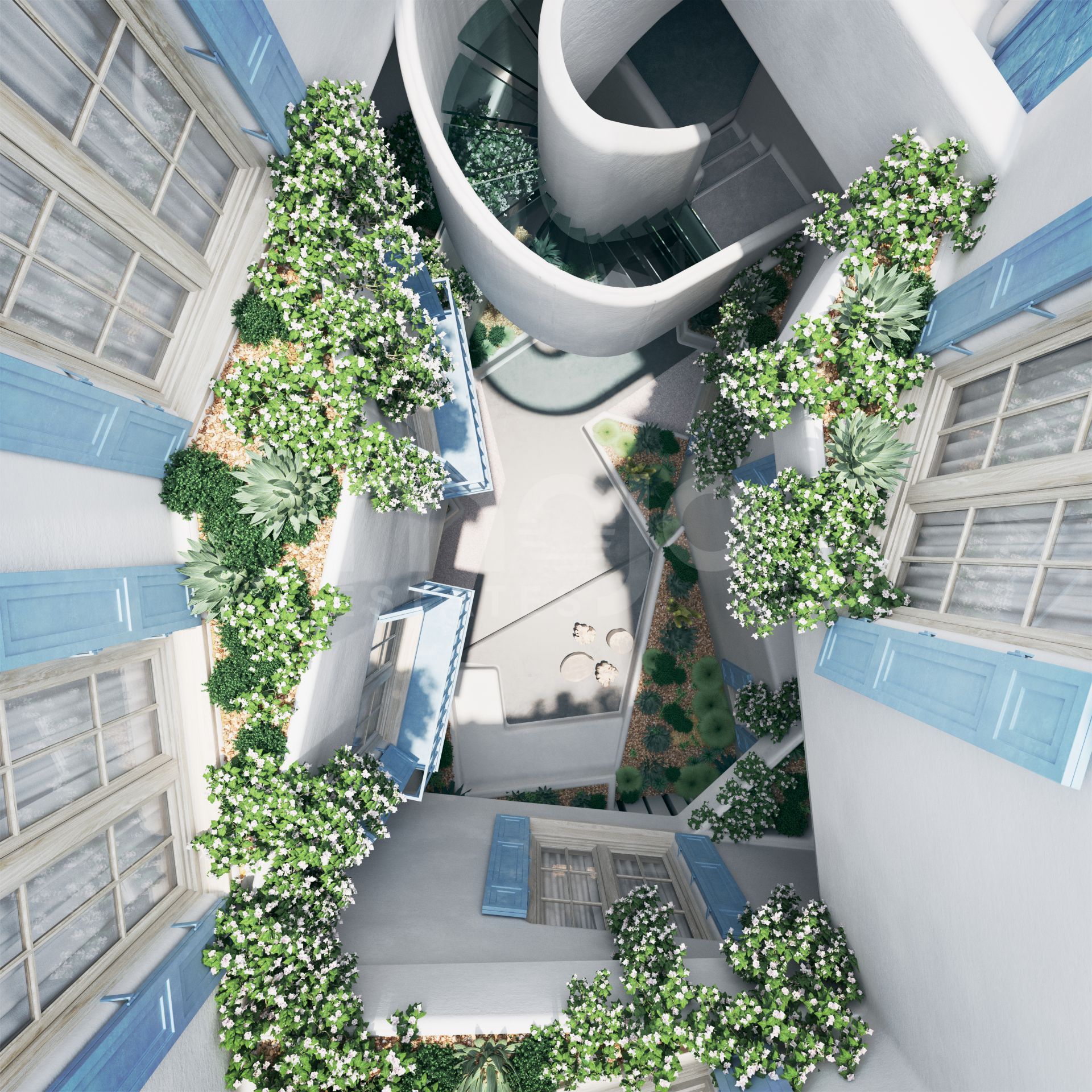 A new project of 6 unique apartments for sale in Marbella old town.