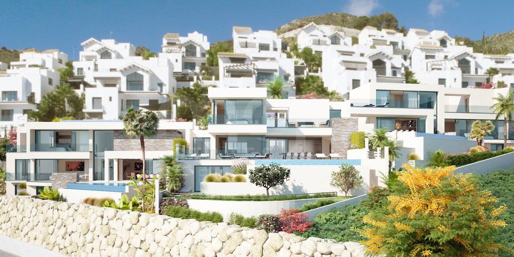 Retamar Santa Matilde, modernas villas con impresionantes vistas al mar en Benalmádena