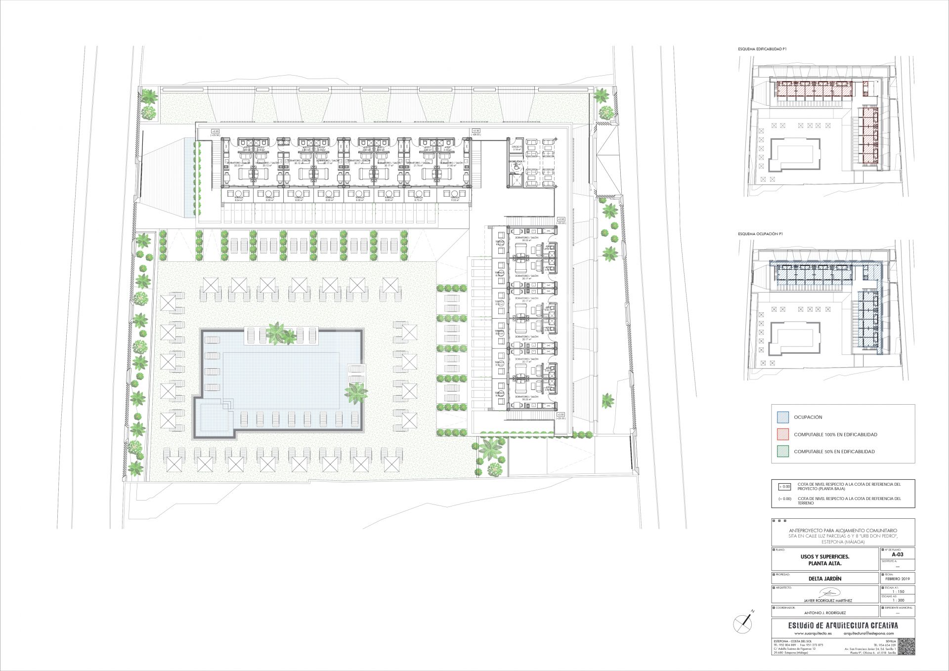 UNIQUE Plot for apartment hotel or 3 villas just in 500 meters from the sea.