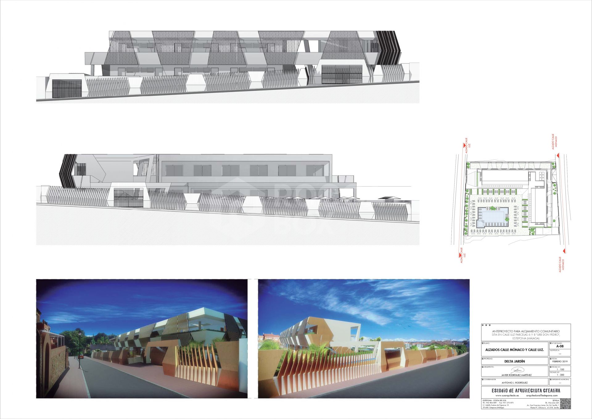 UNIQUE Plot for apartment hotel or 3 villas just in 500 meters from the sea.