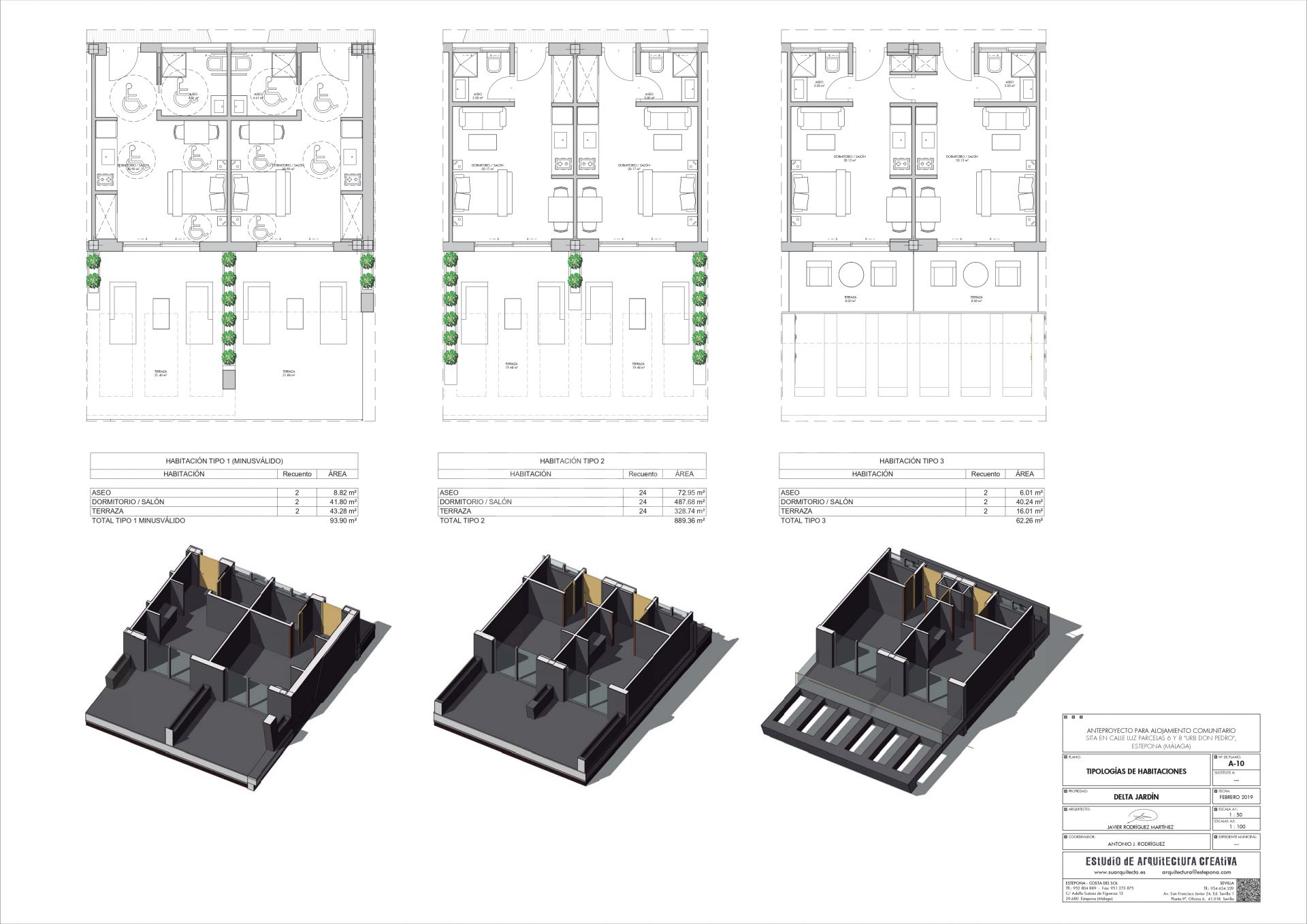 UNIQUE Plot for apartment hotel or 3 villas just in 500 meters from the sea.