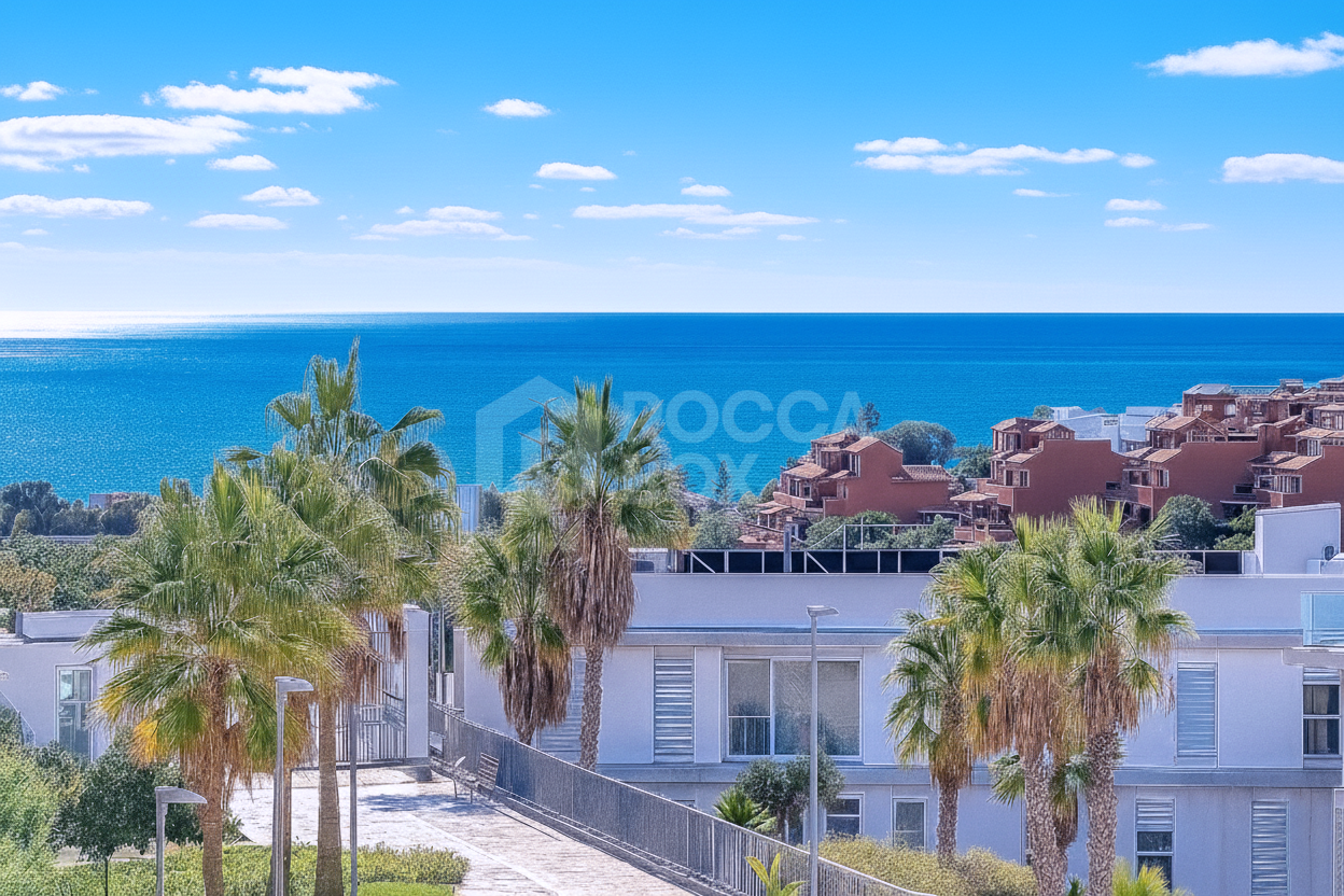 Penthouse with Sea Views and Spacious Solarium - West Estepona