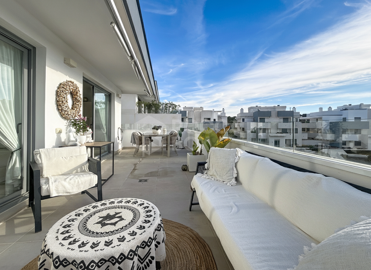 Penthouse with Sea Views and Spacious Solarium - West Estepona