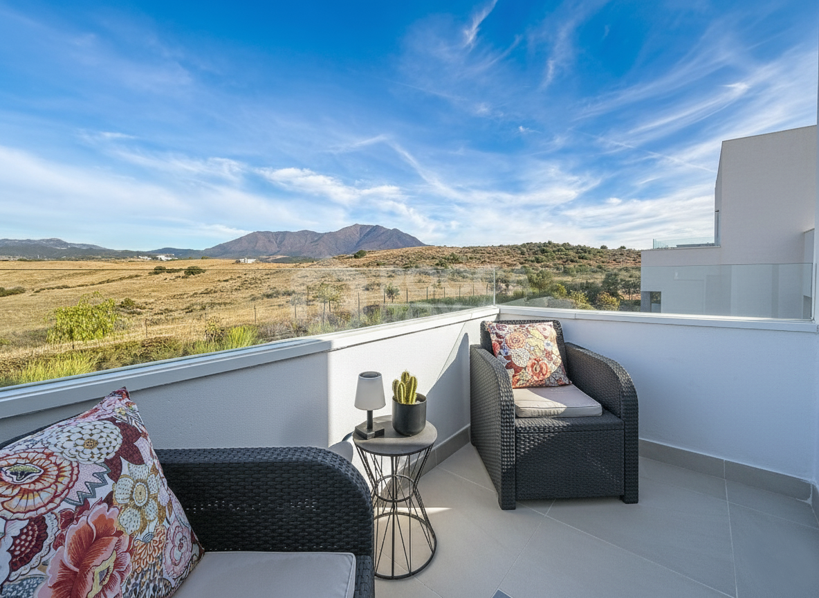 Penthouse with Sea Views and Spacious Solarium - West Estepona