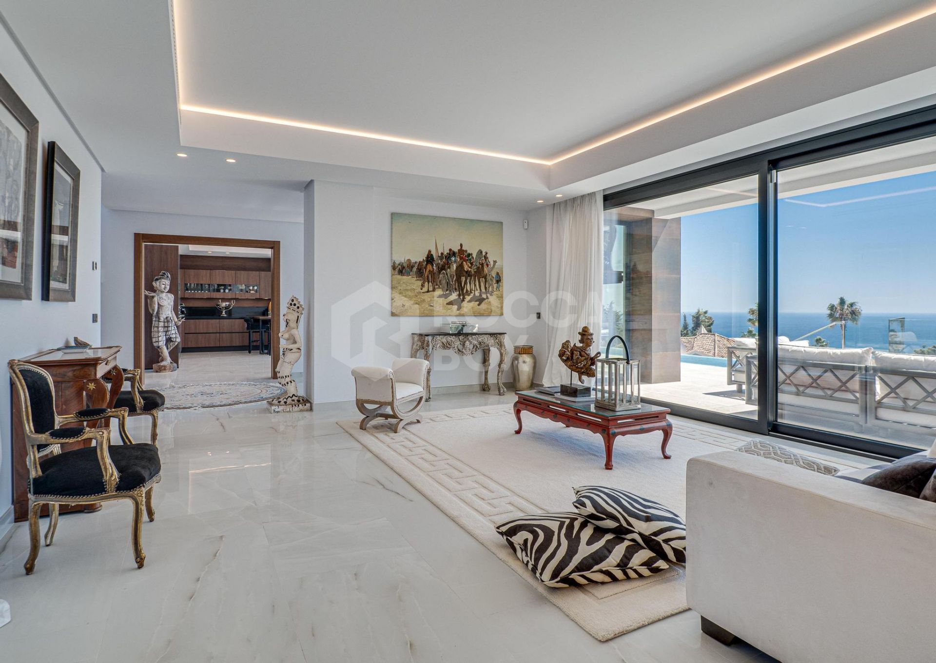 Luxury Villa with Panoramic Sea Views in La Paloma, Manilva