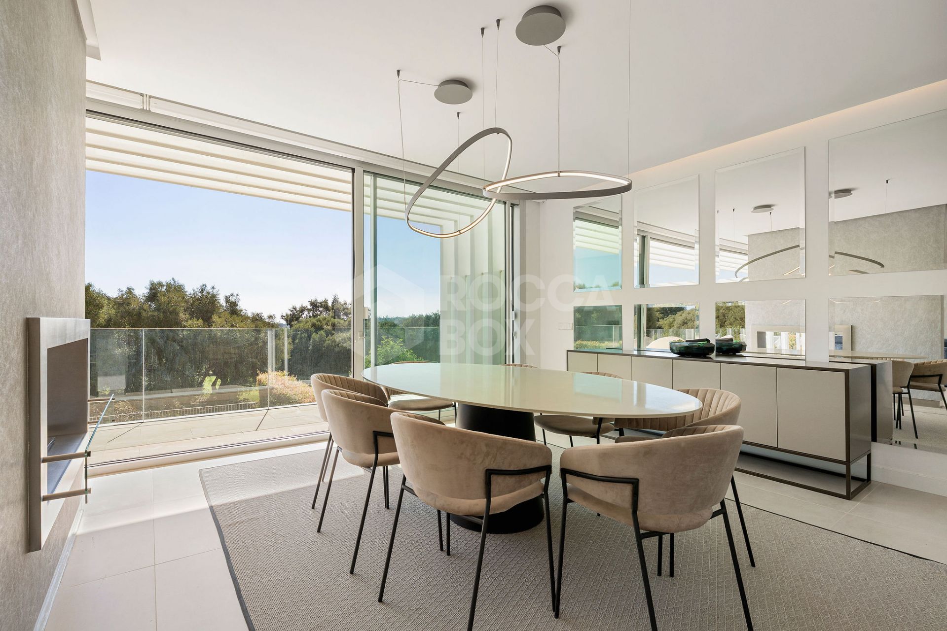 Contemporary Frontline Golf Villa with Panoramic Views in La Reserva, Sotogrande